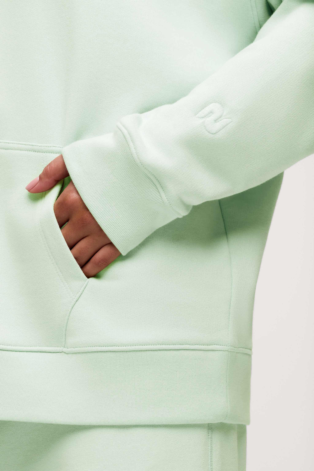 Core Fleece Hoodie | Matcha