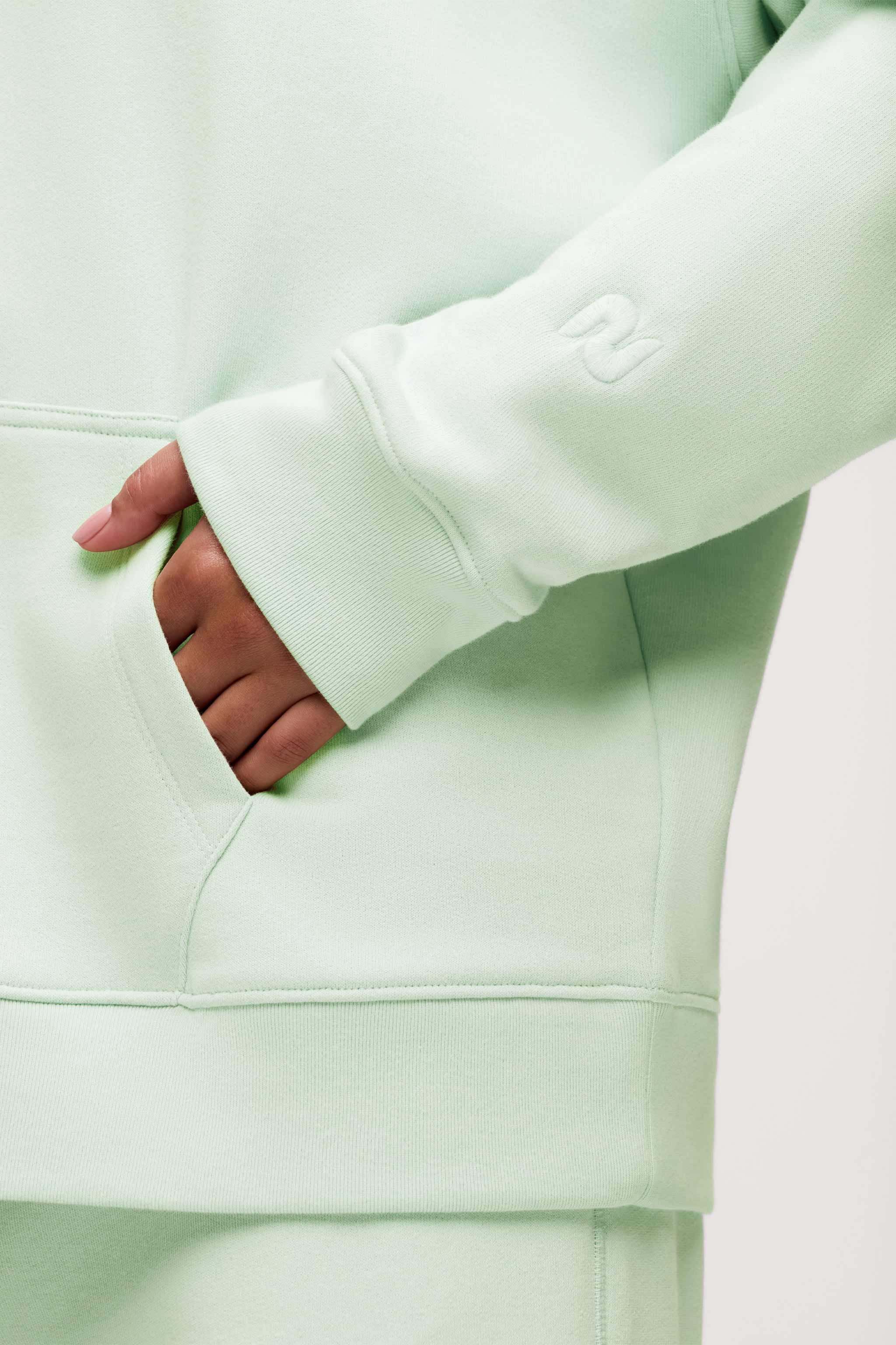 Core Fleece Hoodie | Matcha