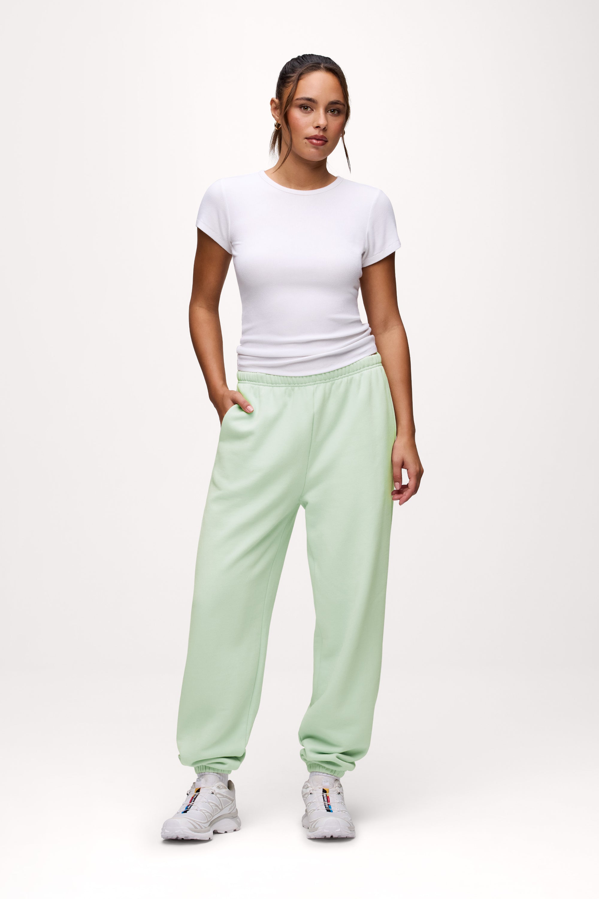 Core Fleece Jogger | Matcha