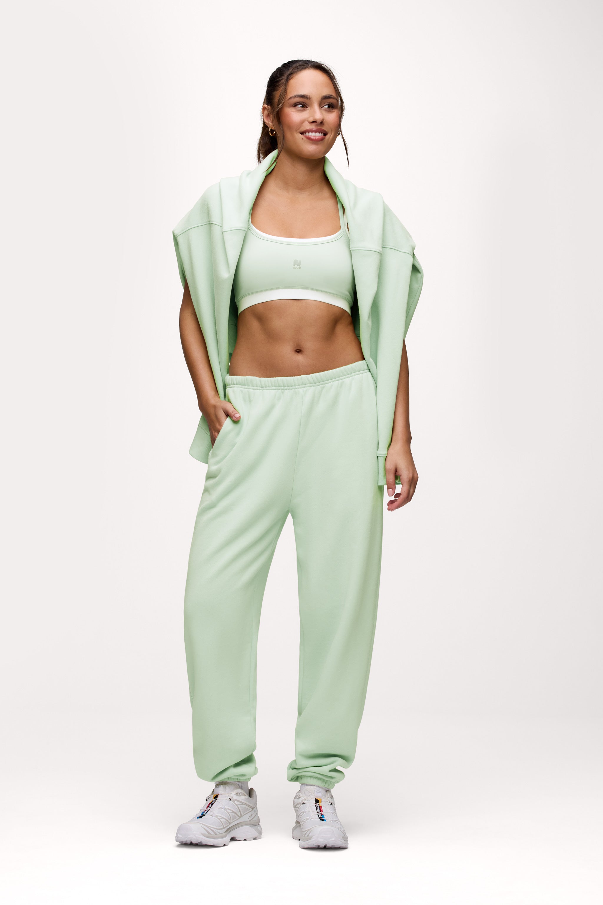 Core Fleece Jogger | Matcha