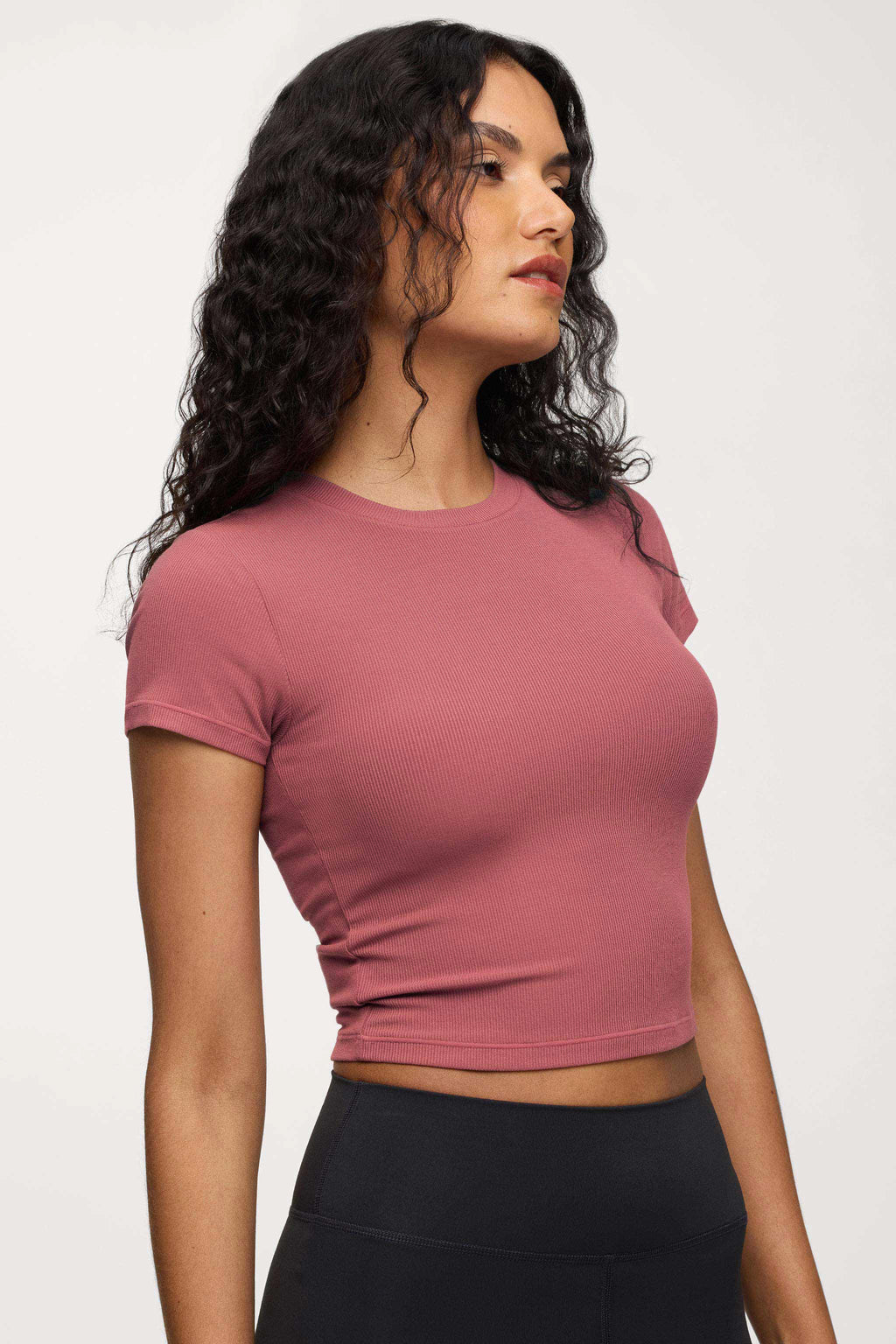 Sporty Rib Bra Tee