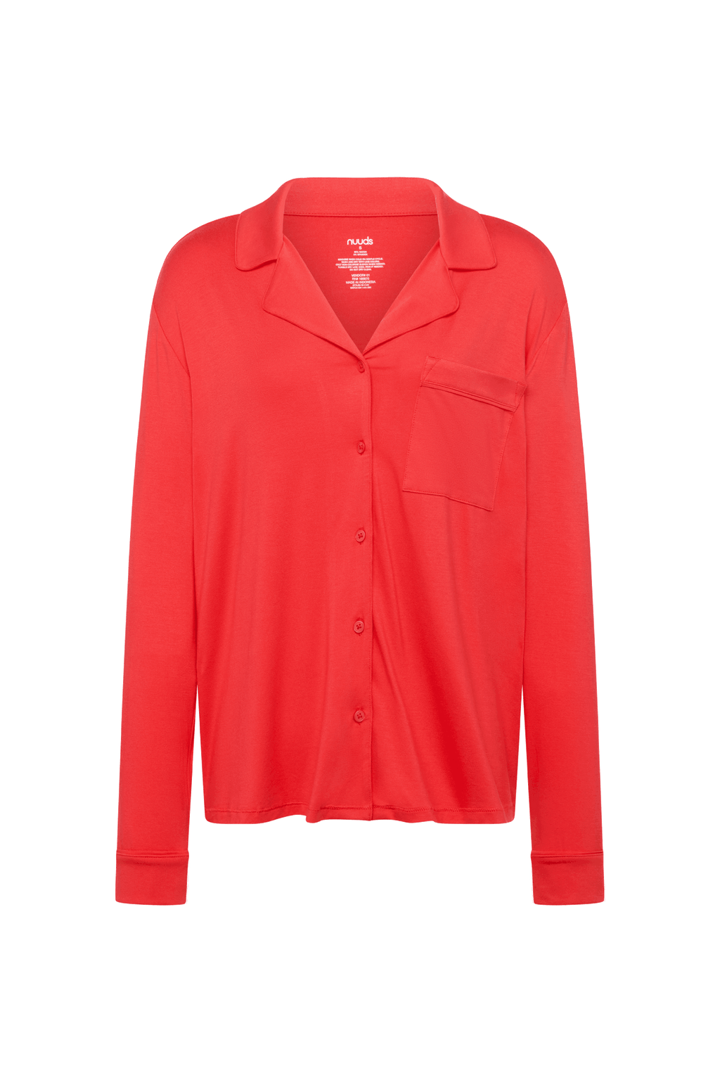 Long Sleeve Button-Up Pajama Shirt