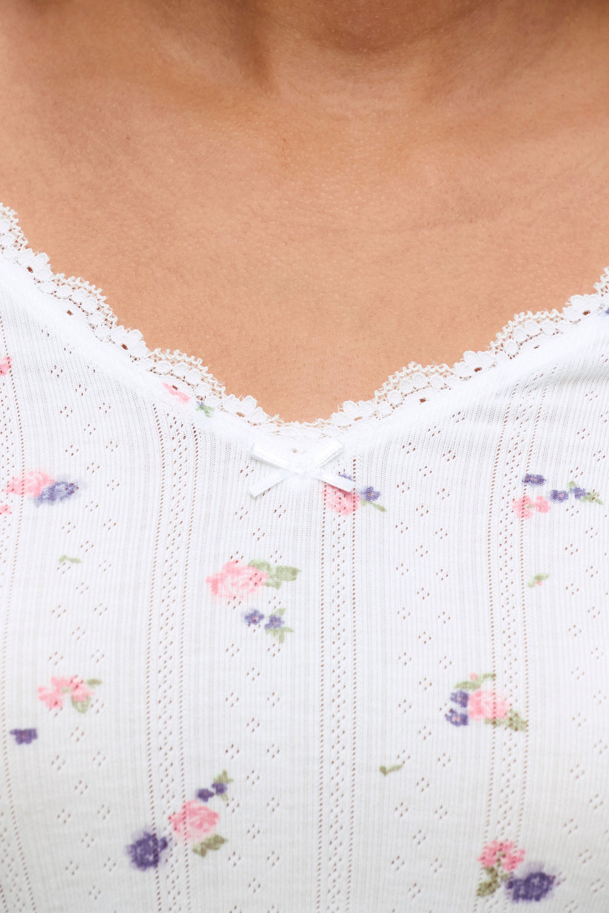 Color:Rosette | Sweetheart Pajama Top