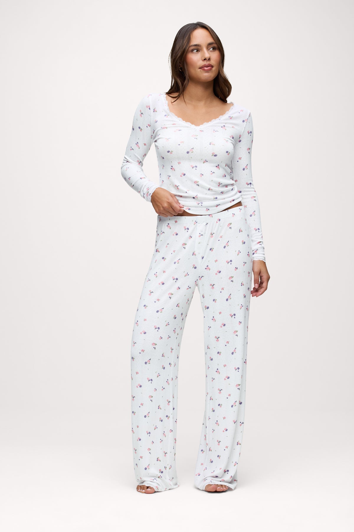 Color:Rosette | Sweetheart Pajama Pant