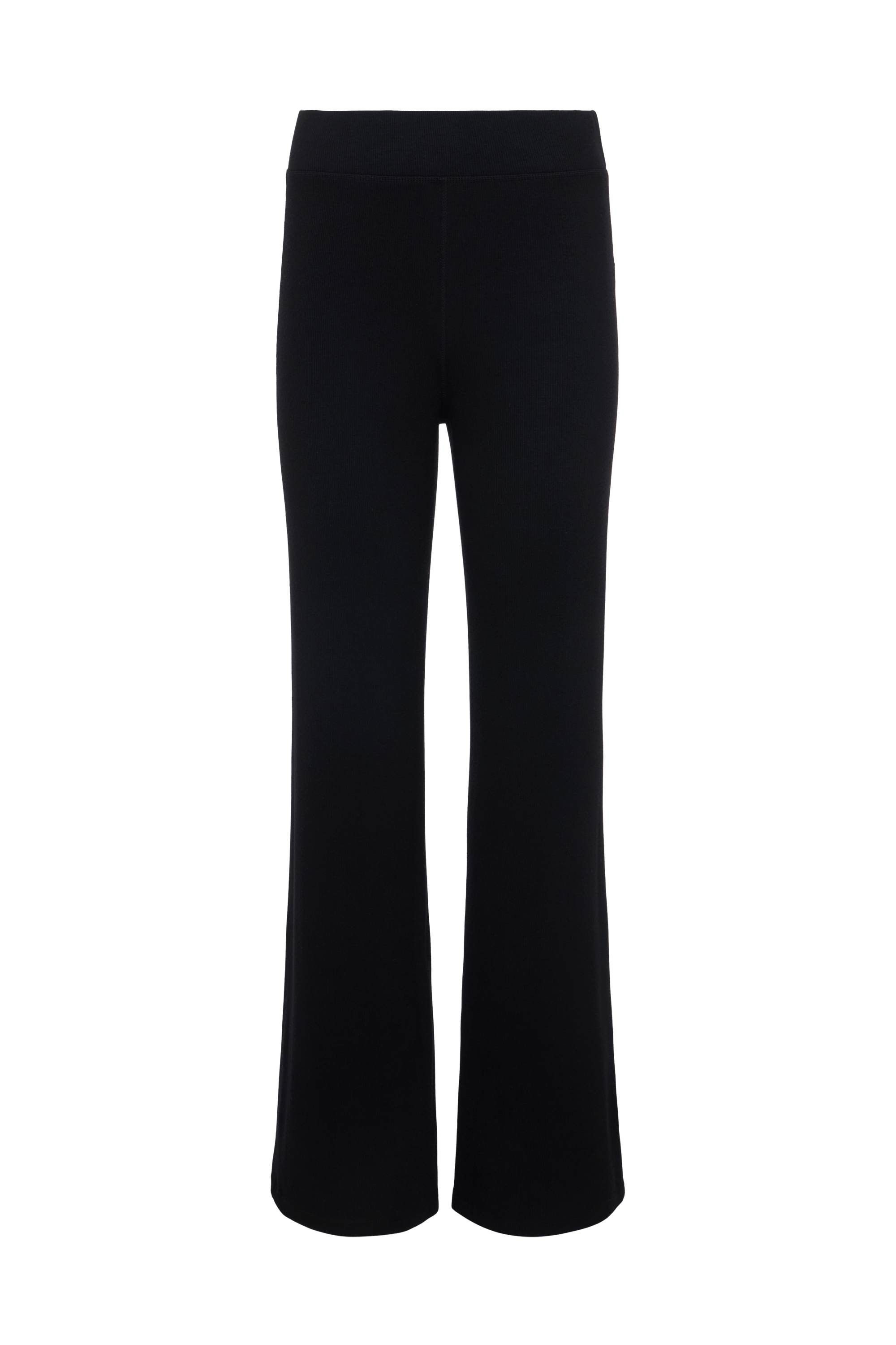 Slinky Rib Streamline Pant | Black