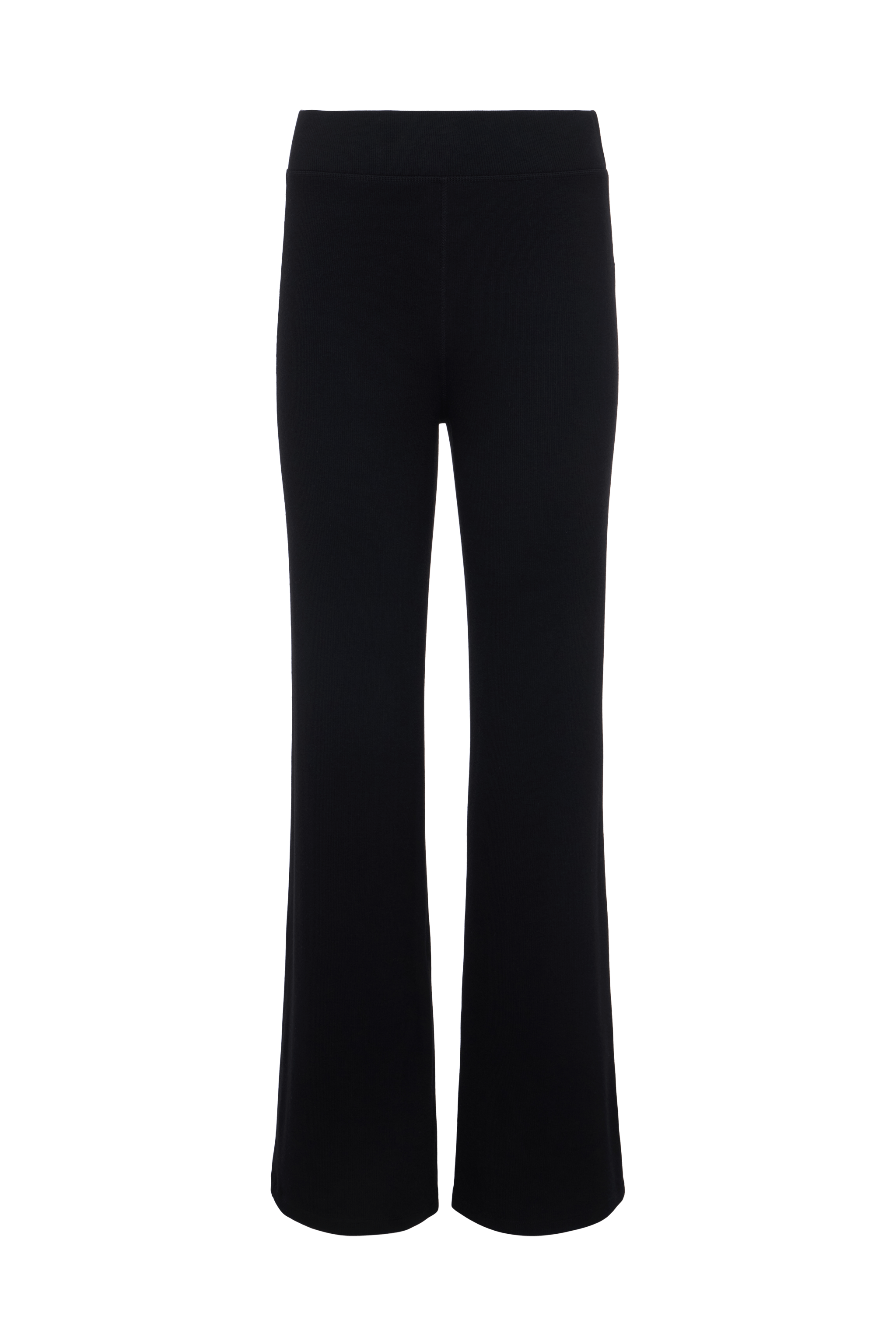 Slinky Rib Streamline Pant | Black
