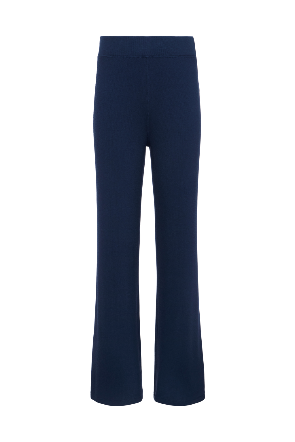 Slinky Rib Streamline Pant | Navy