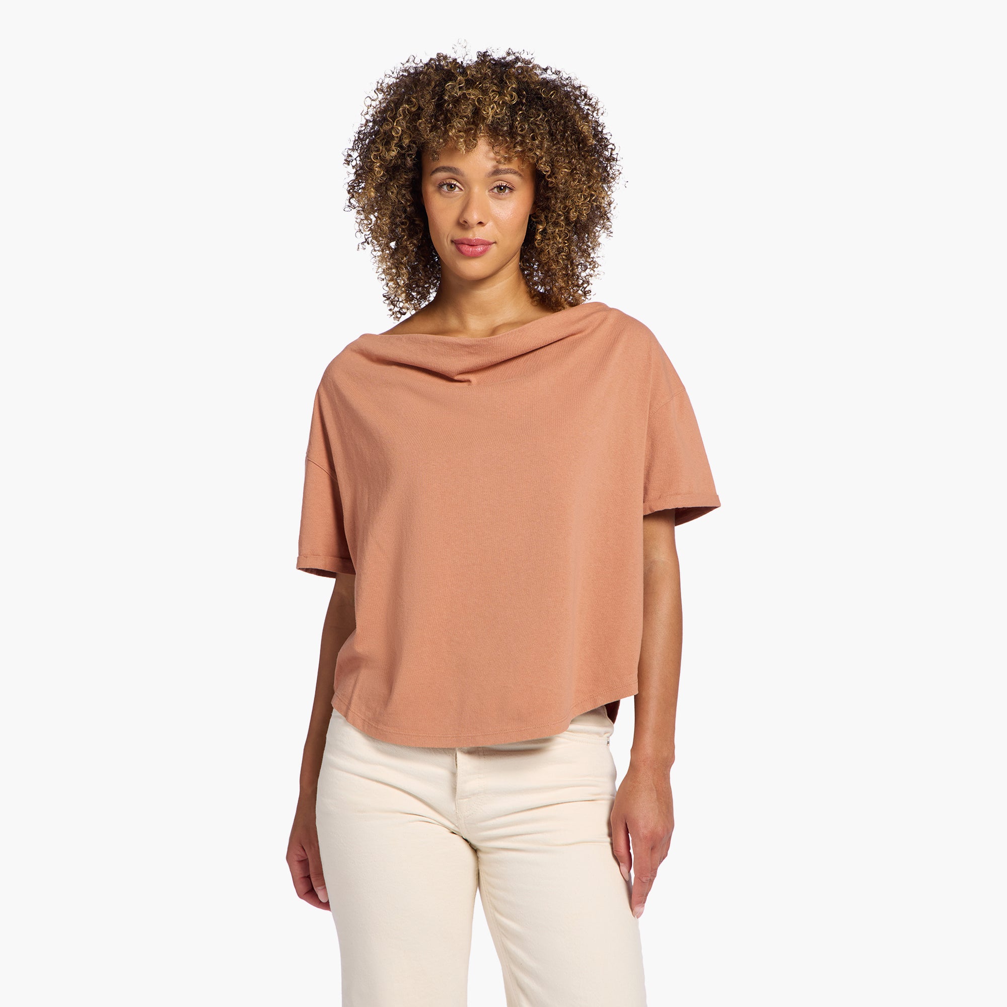 Vintage Cotton Off The Shoulder T-Shirt