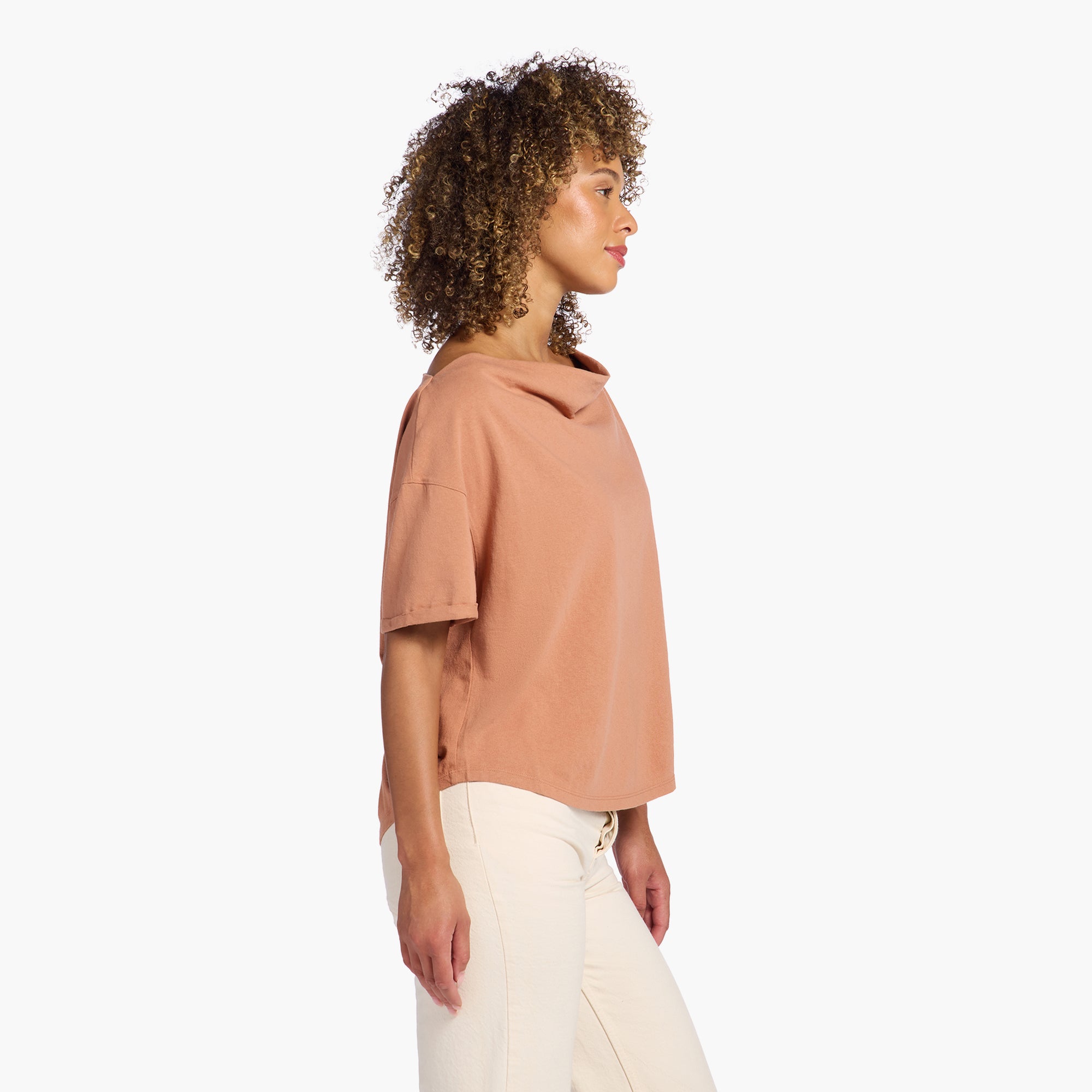 Vintage Cotton Off The Shoulder T-Shirt