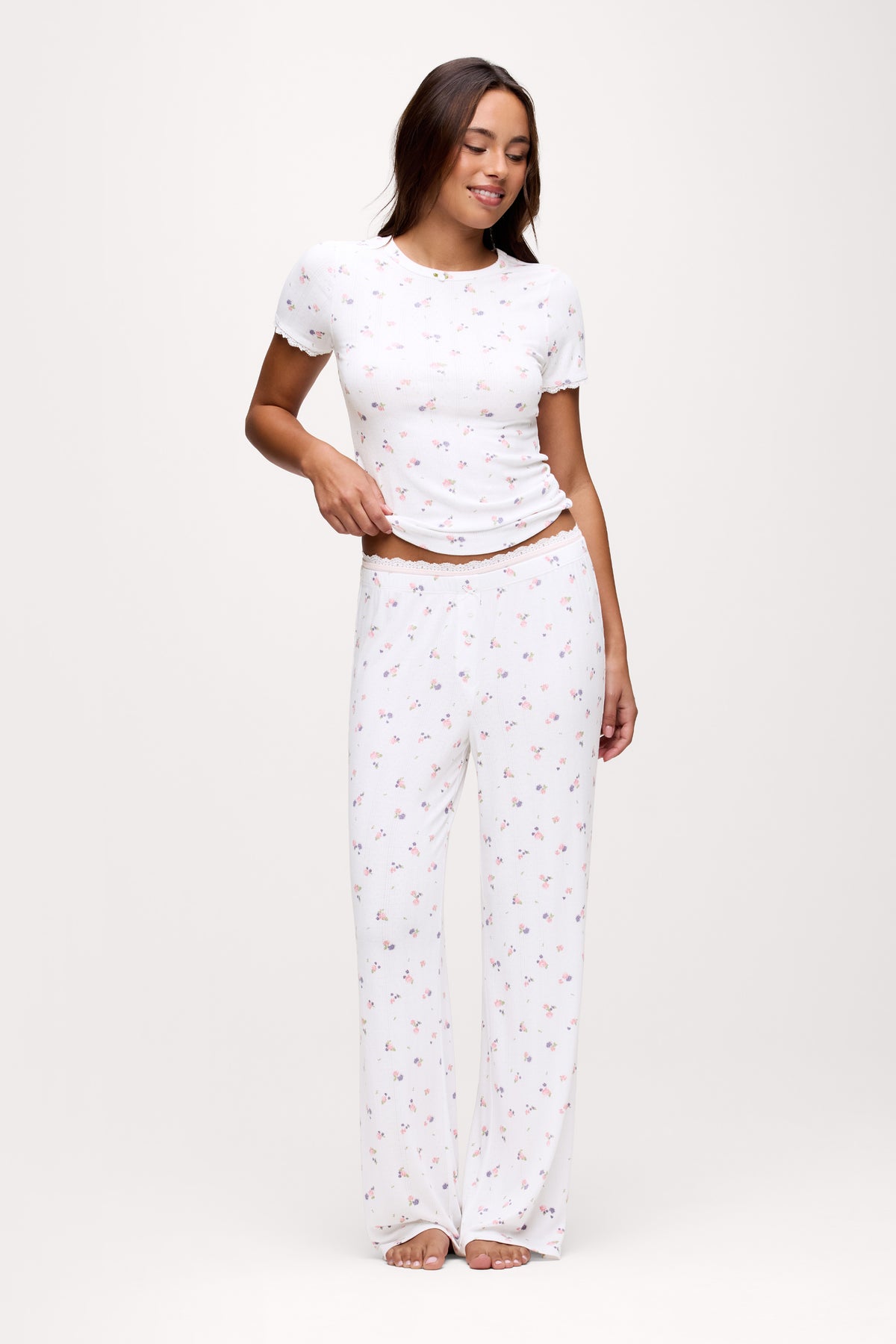 Color:Rosette | Peekaboo Pajama Pant