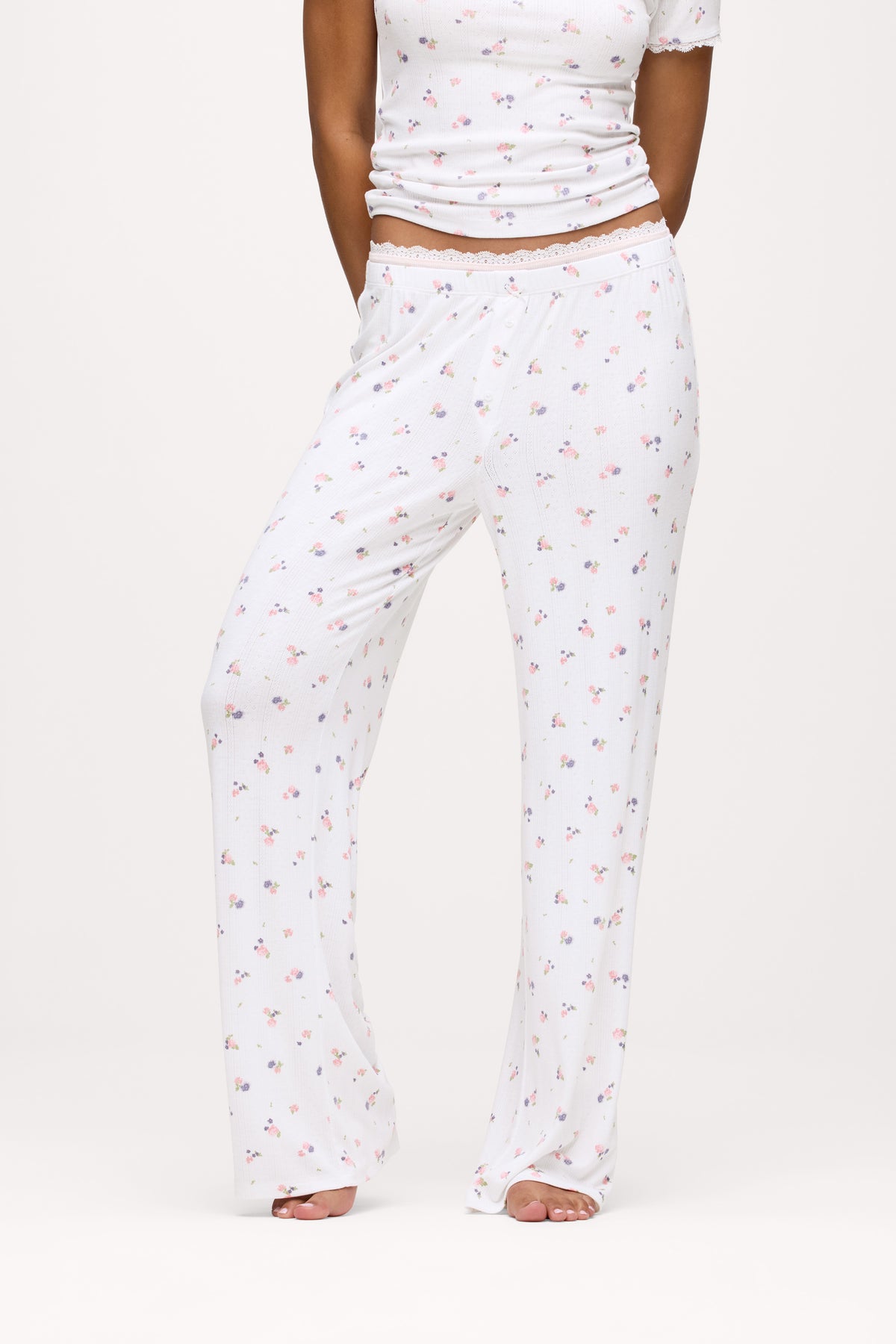 Color:Rosette | Peekaboo Pajama Pant