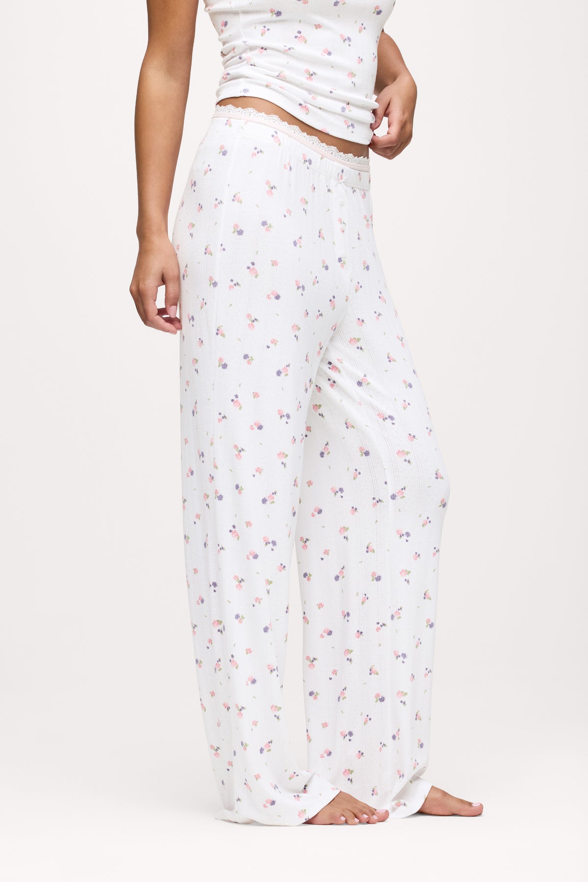 Color:Rosette | Peekaboo Pajama Pant