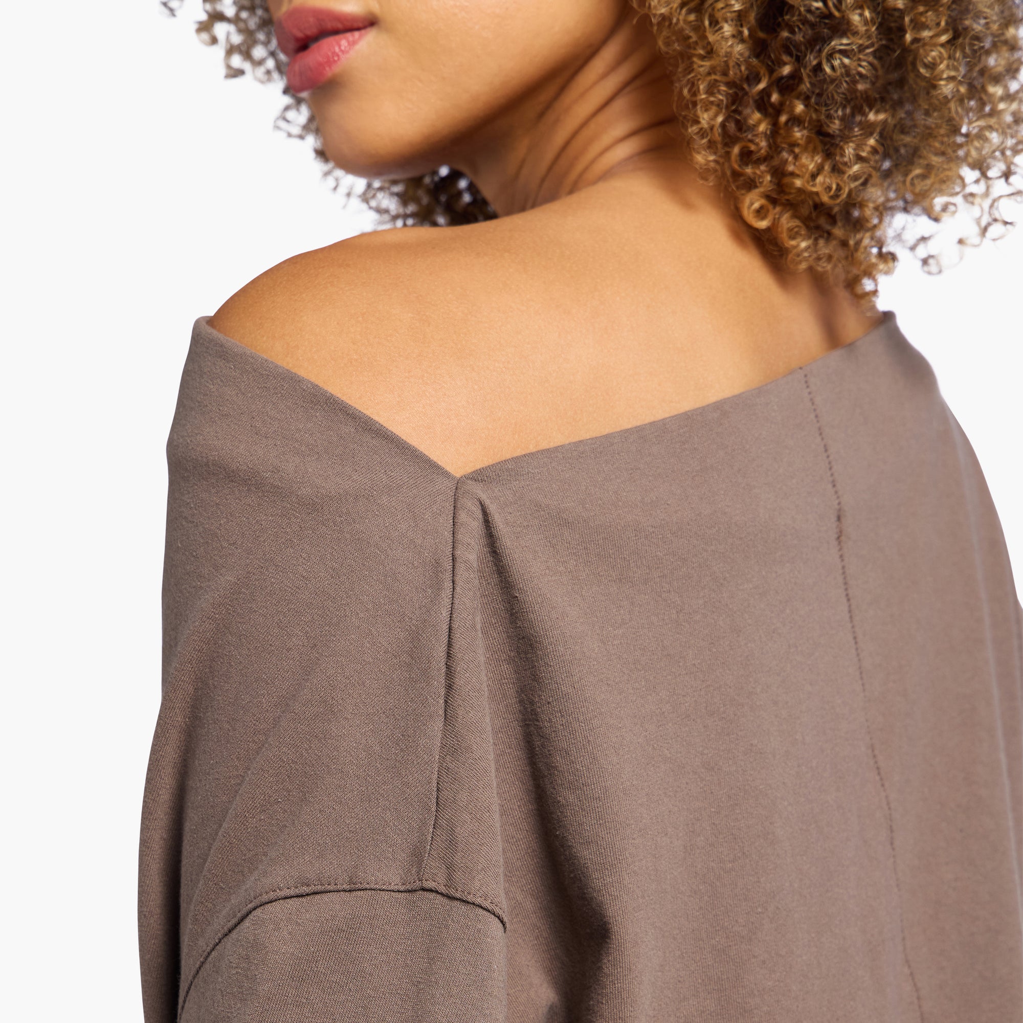 Vintage Cotton Off The Shoulder T-Shirt
