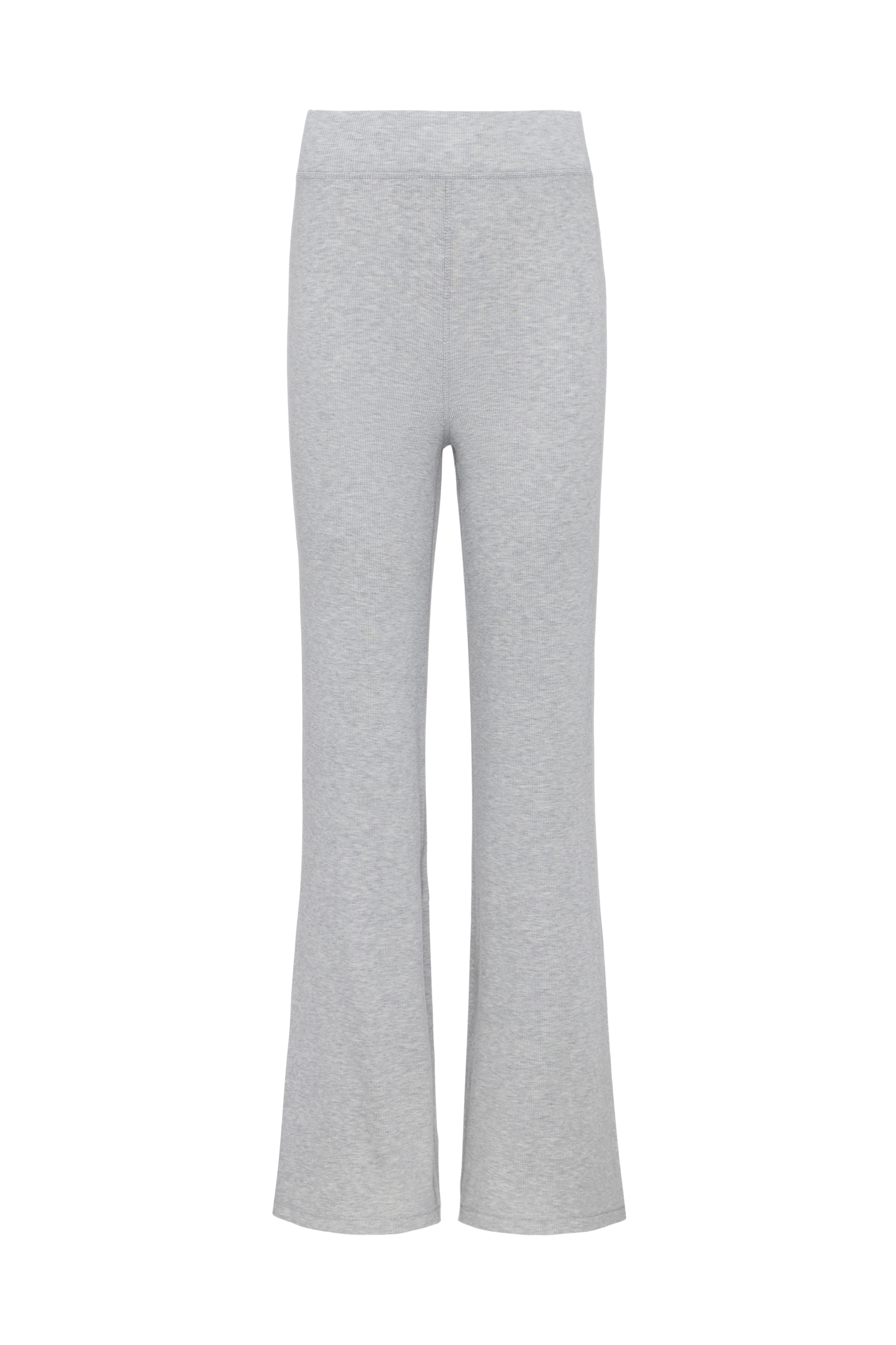 Slinky Rib Streamline Pant | Heather Grey