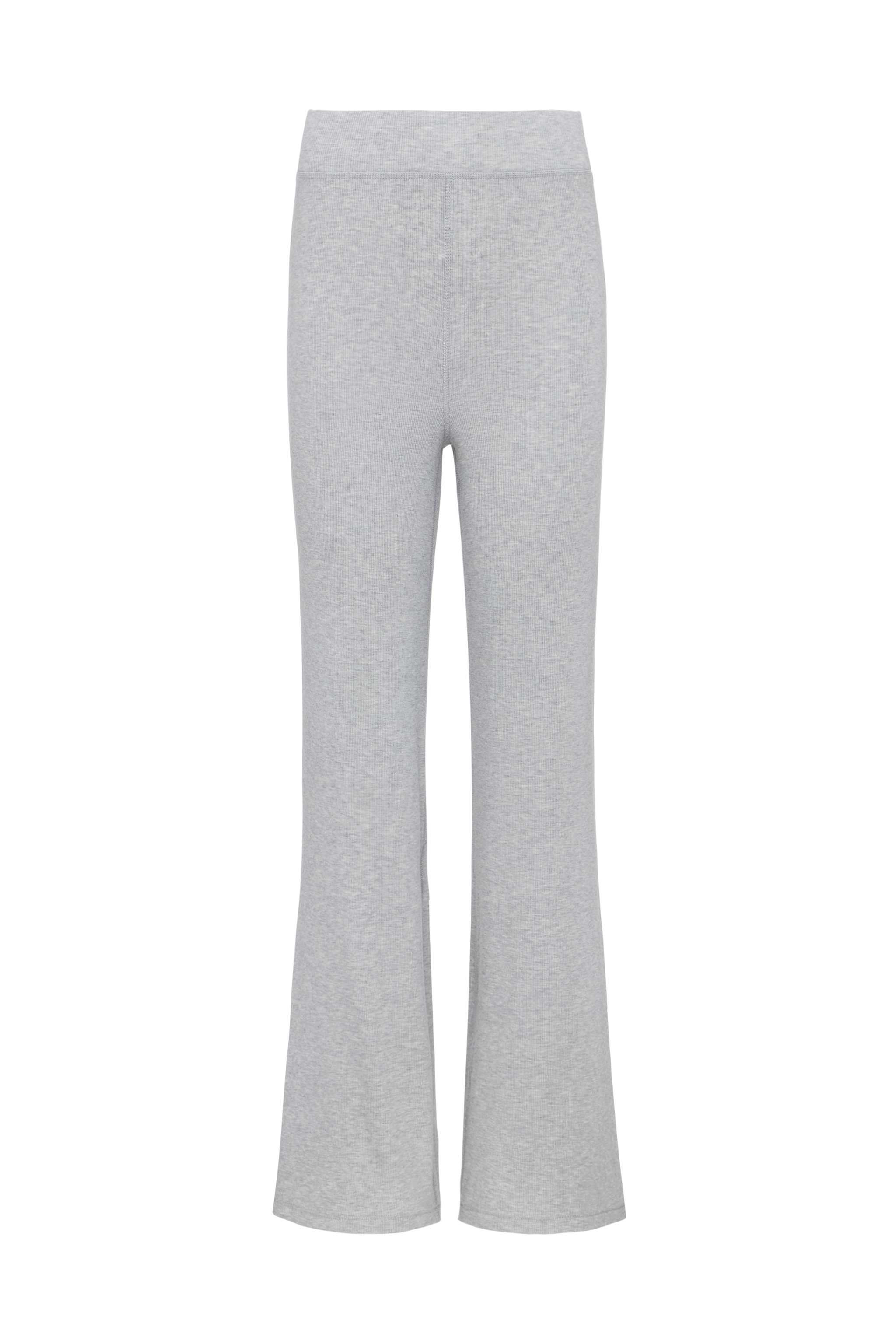Slinky Rib Streamline Pant | Heather Grey