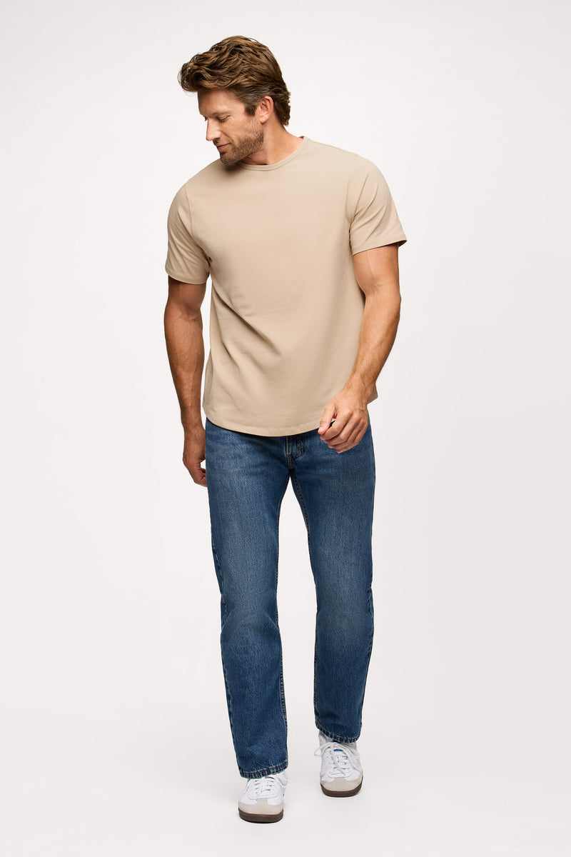 Men's Short Sleeve Curved Hem Tee image 