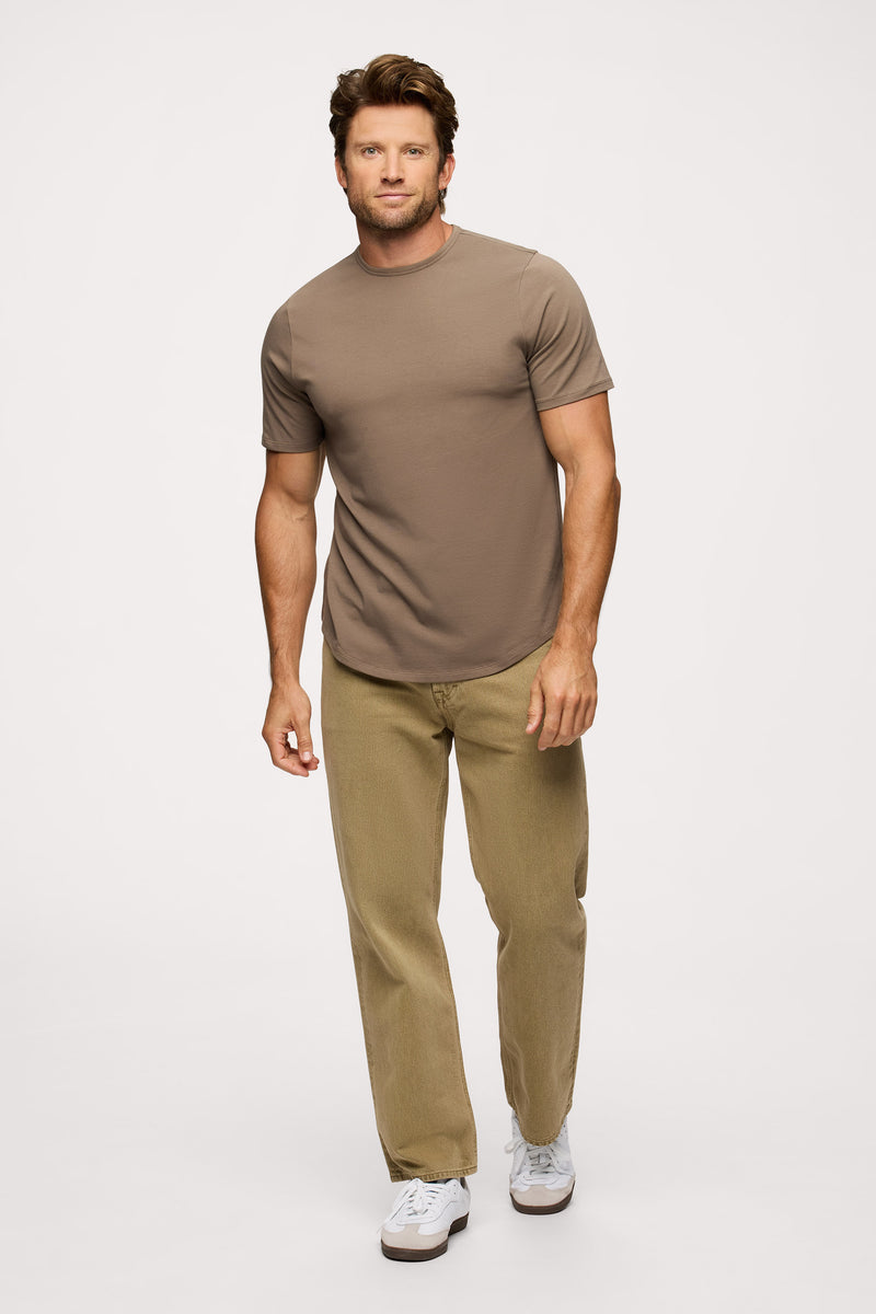 Men's Short Sleeve Curved Hem Tee image 