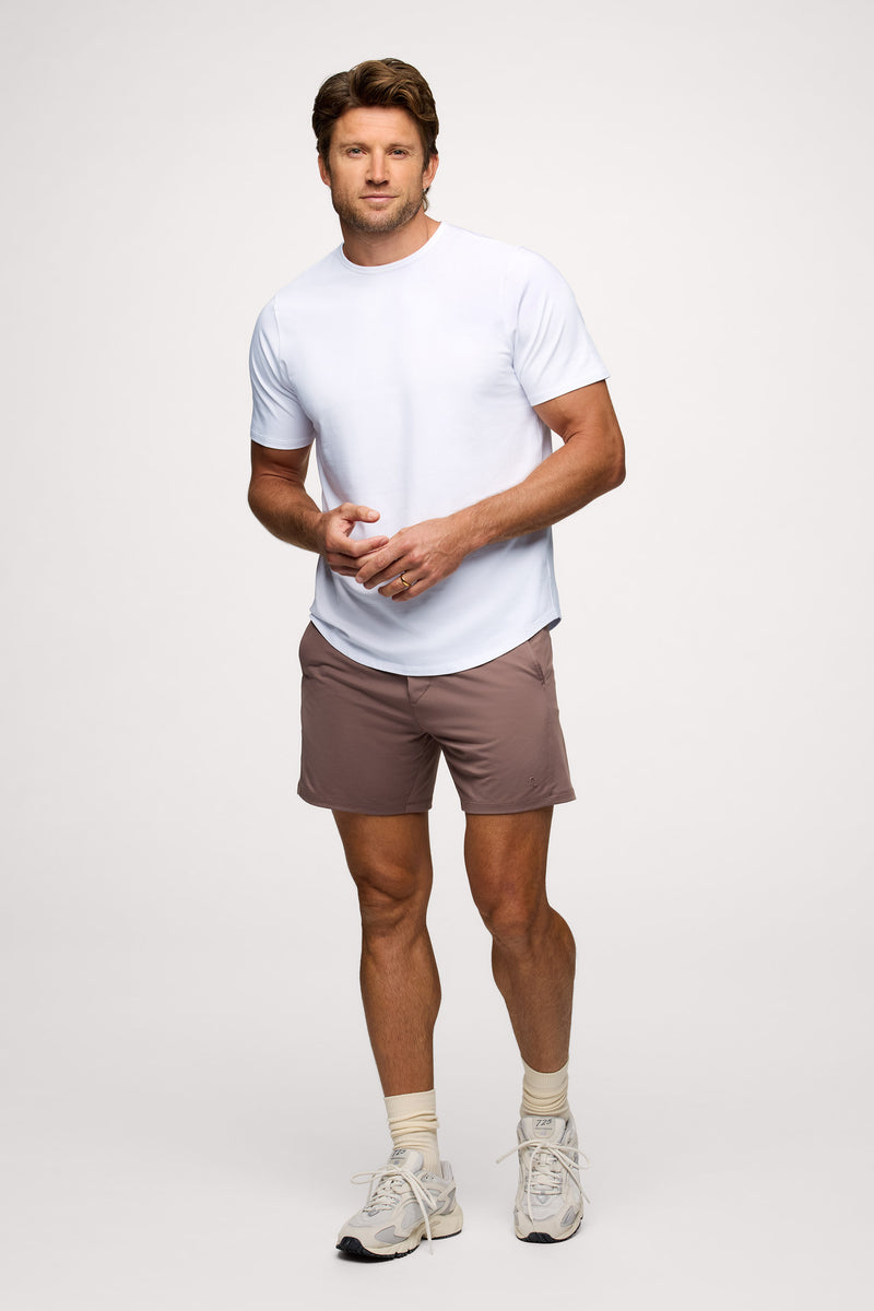 Men's Short Sleeve Curved Hem Tee image 