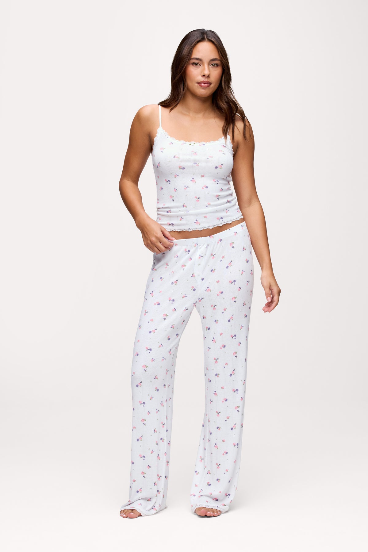 Color:Rosette | Sweetheart Pajama Cami