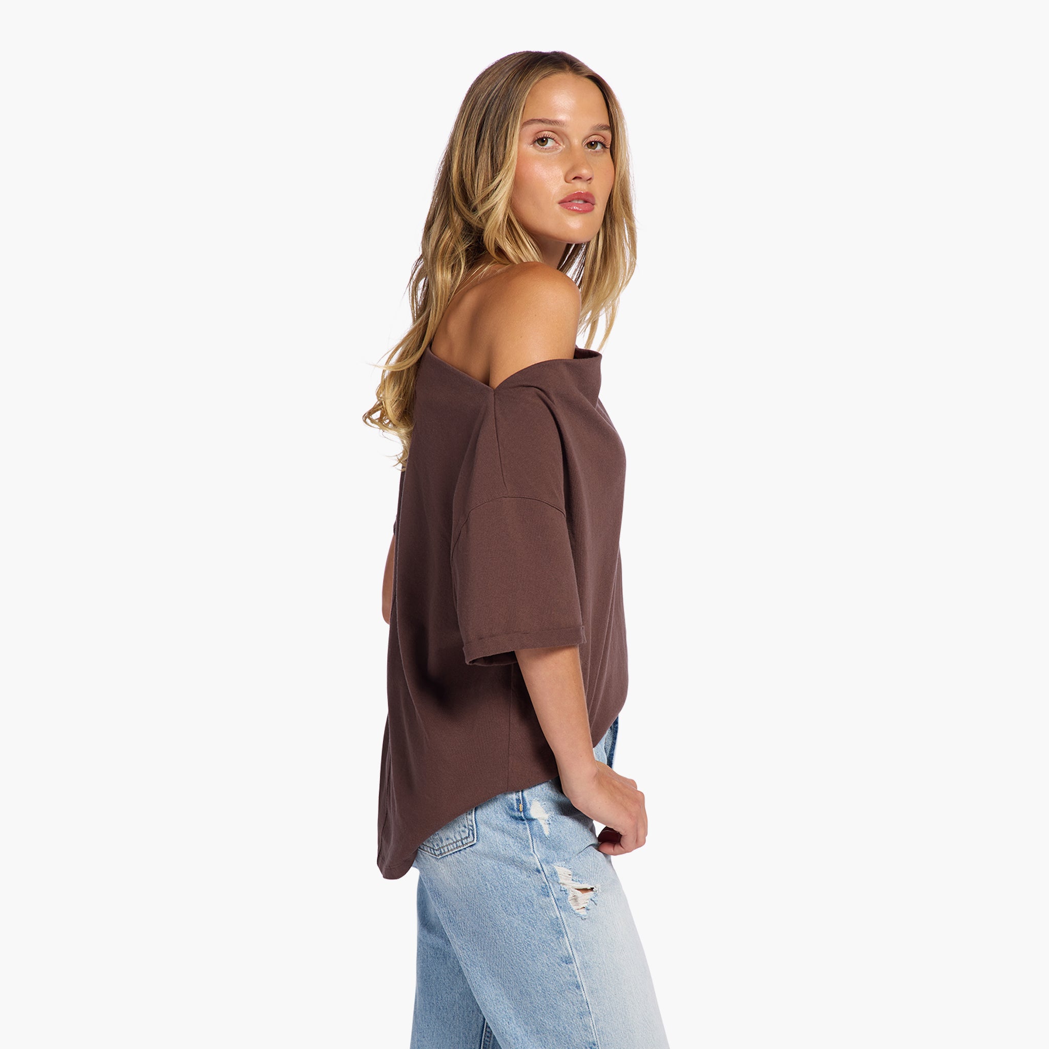 カットソー(長袖/七分) CLANE - anuke Soft Offshoulder Tops GY 42_W-028_COFFEE_3.jpg?v=1753197004