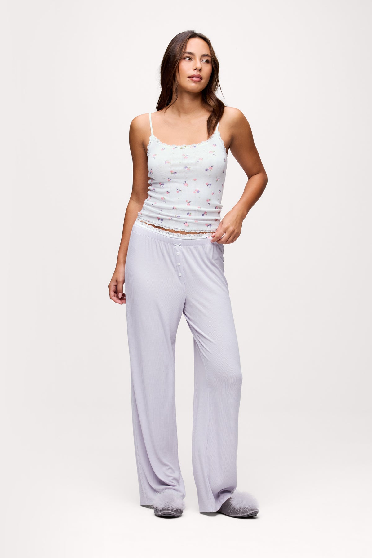 Color:Rosette | Sweetheart Pajama Cami