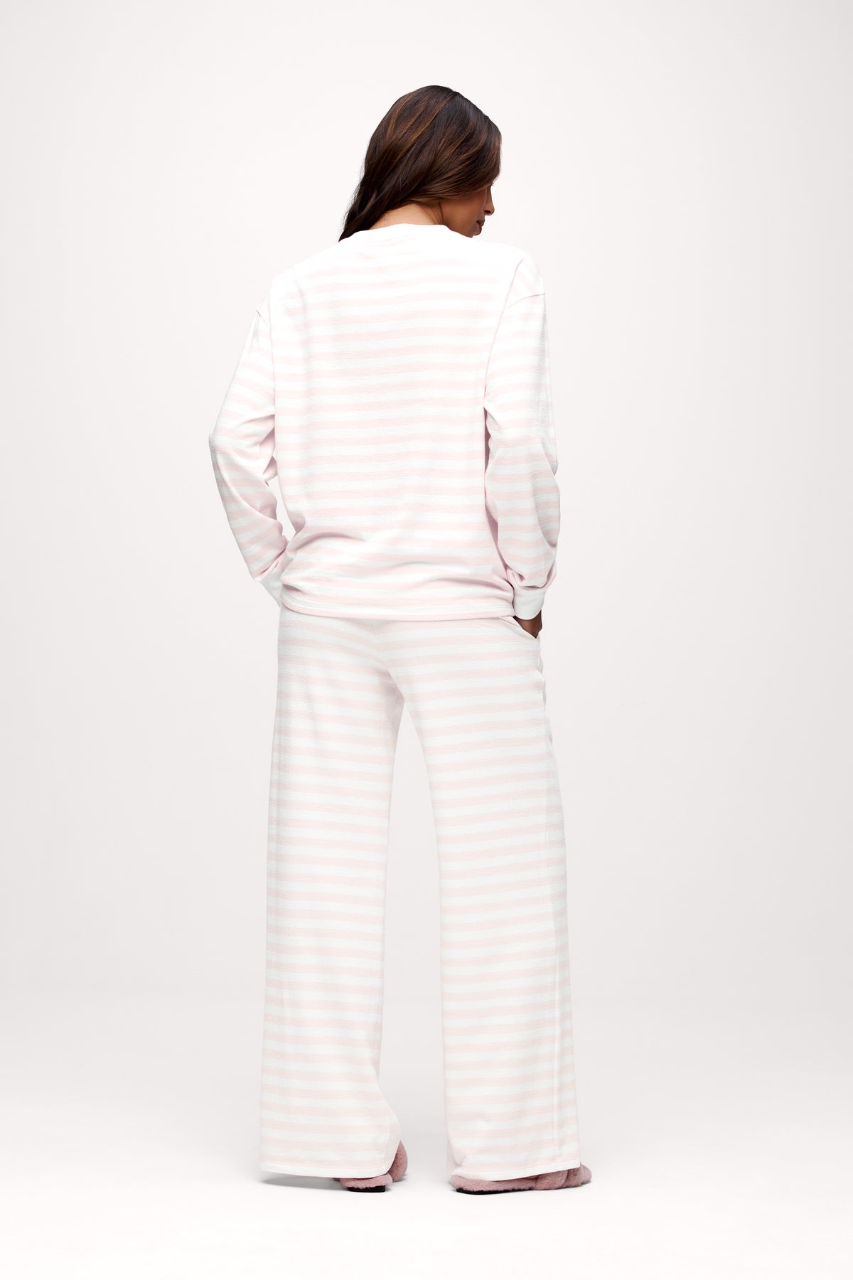 Color:Ballet Stripe | Ballet Stripe Long Sleeve Top