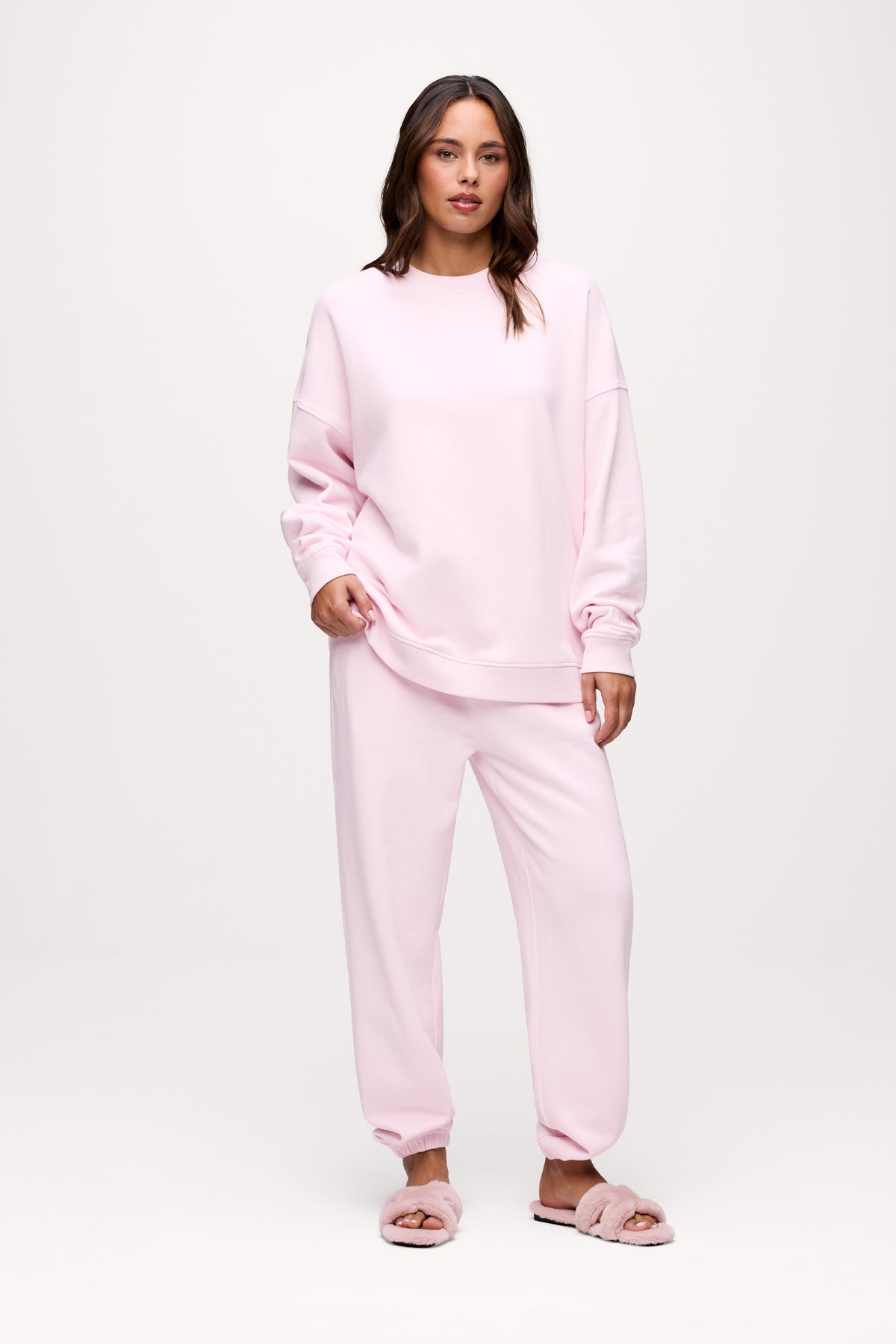 Color:Ballet | Core Fleece Crewneck Sweatshirt