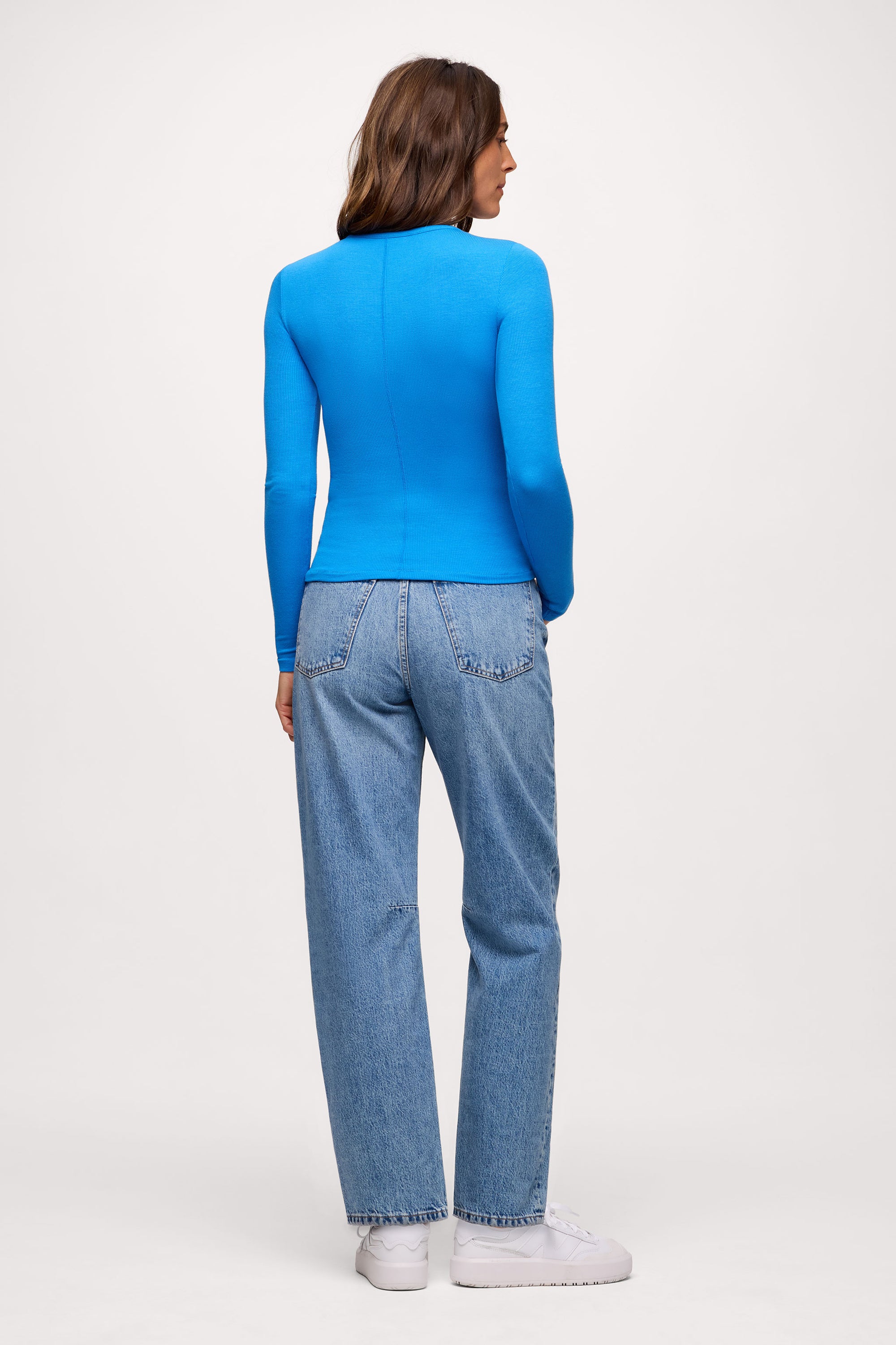 Slinky Rib Long Sleeve Shirt