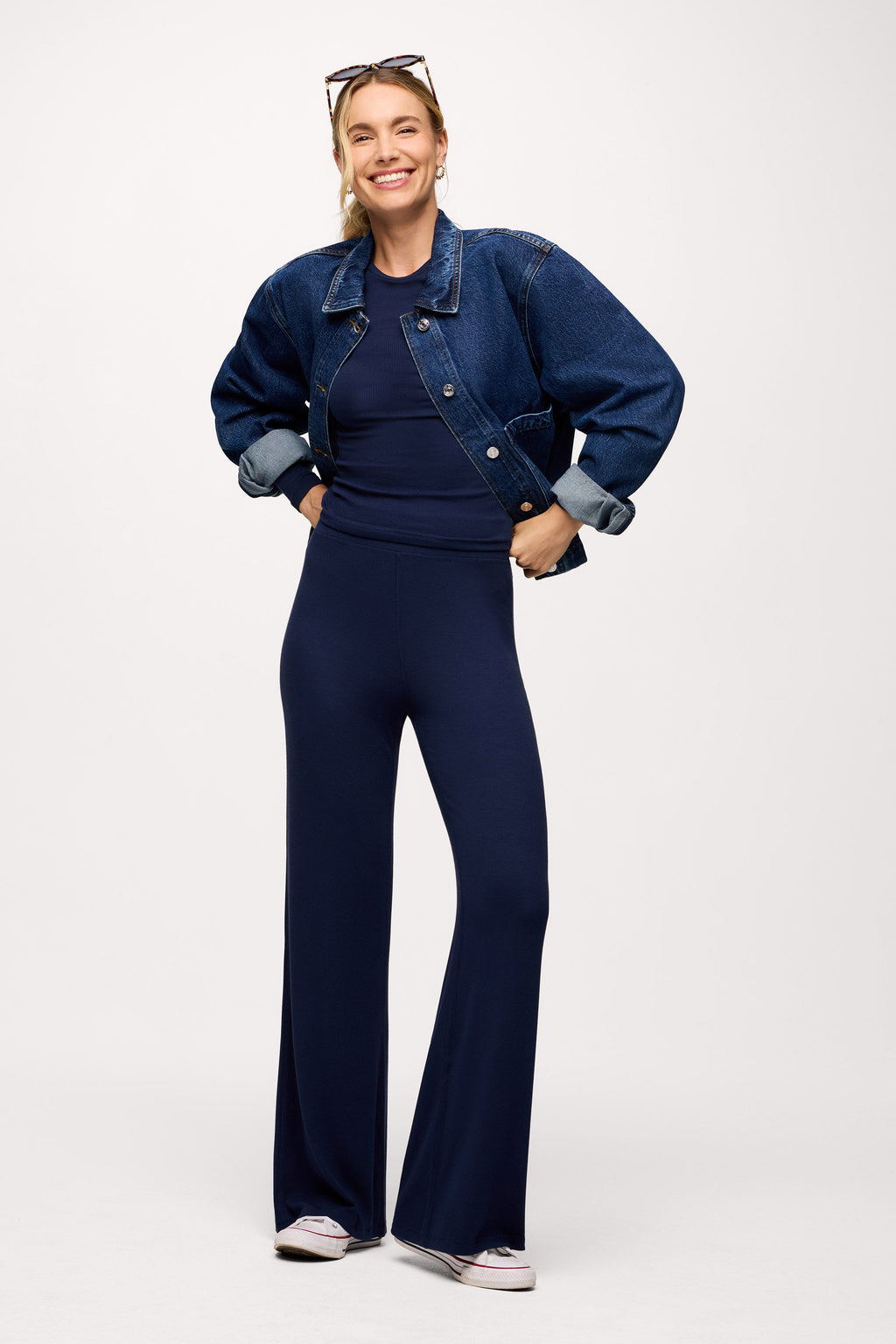 Slinky Rib Long Sleeve Shirt
