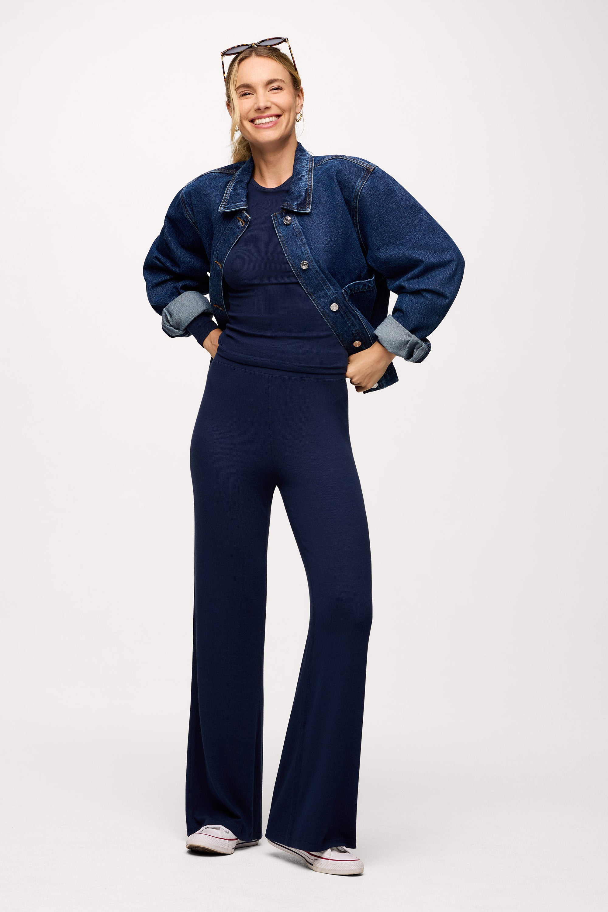 Slinky Rib Long Sleeve Shirt