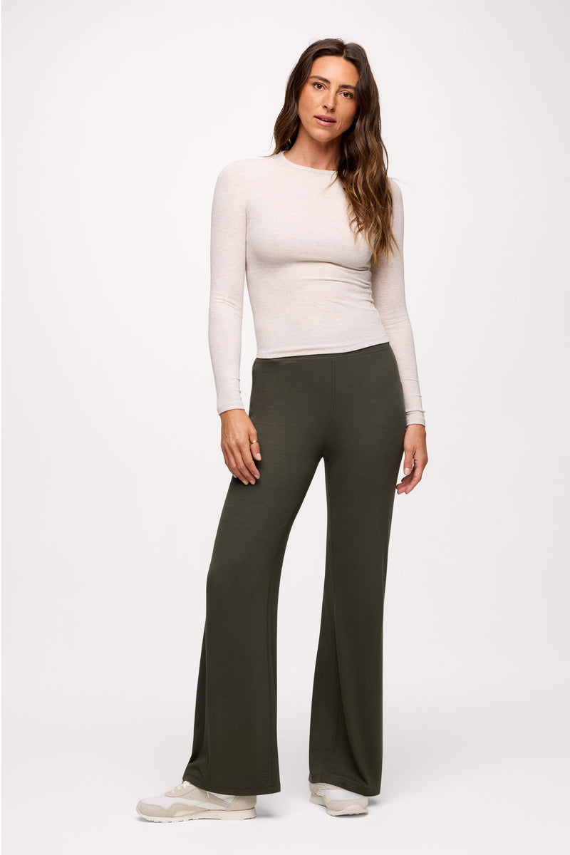 Slinky Rib Long Sleeve Shirt image 