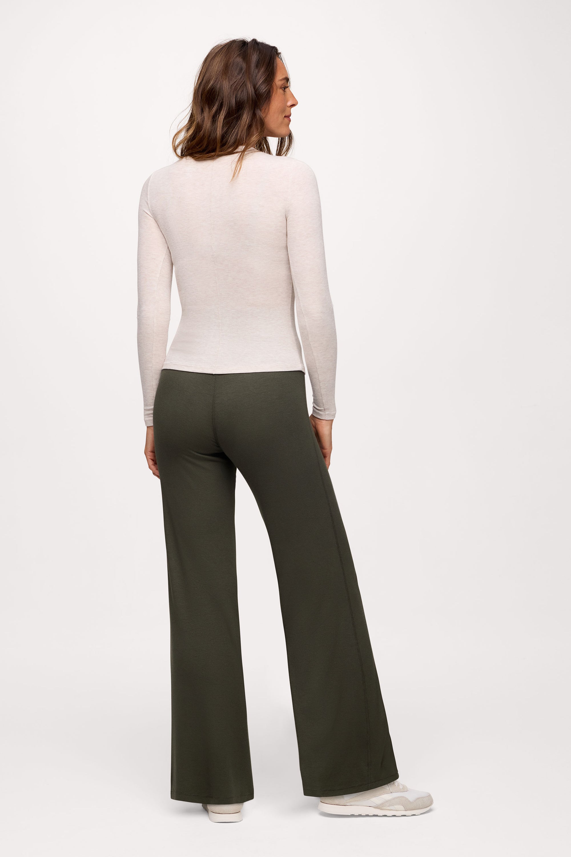 Slinky Rib Long Sleeve Shirt