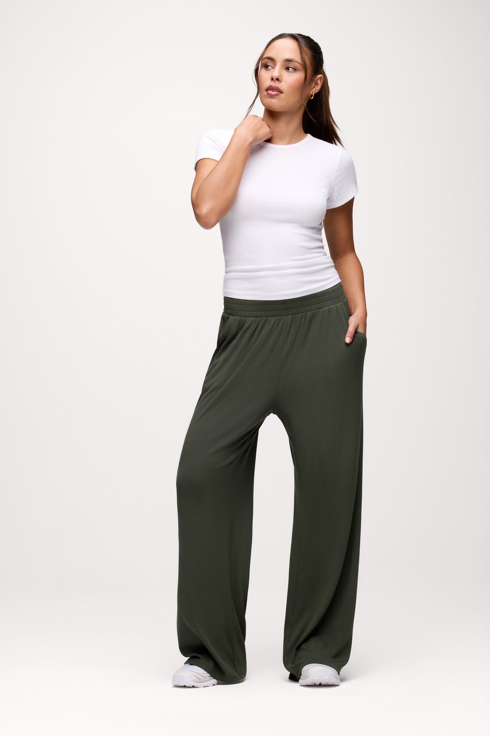 Slinky Rib Lounge Pant