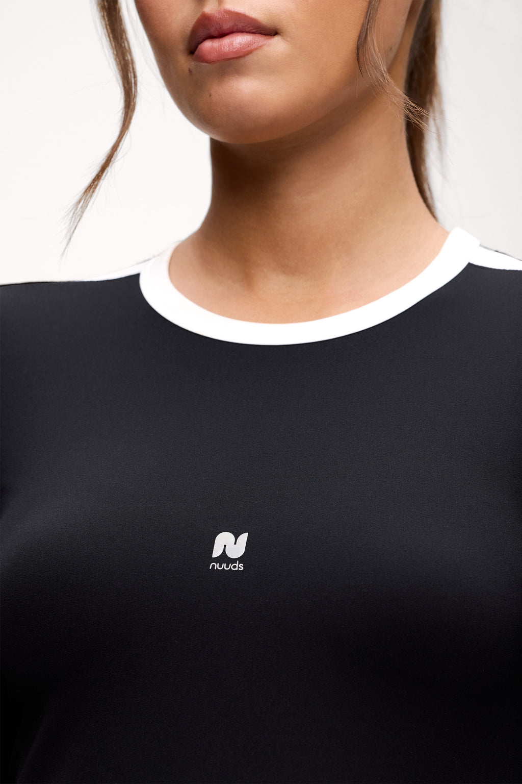 Motion Contrast Long Sleeve Top