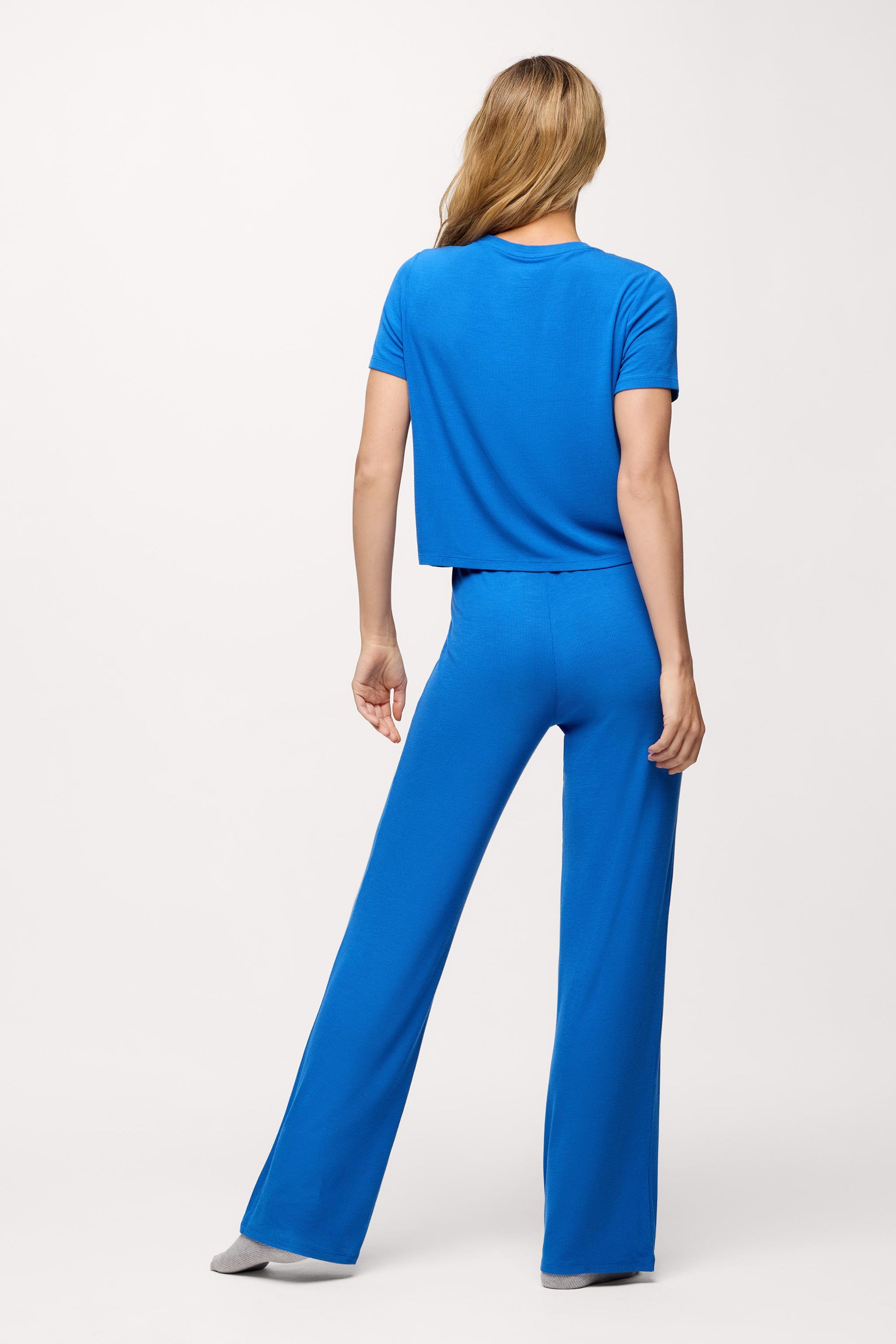 Ribbed Pajama Set