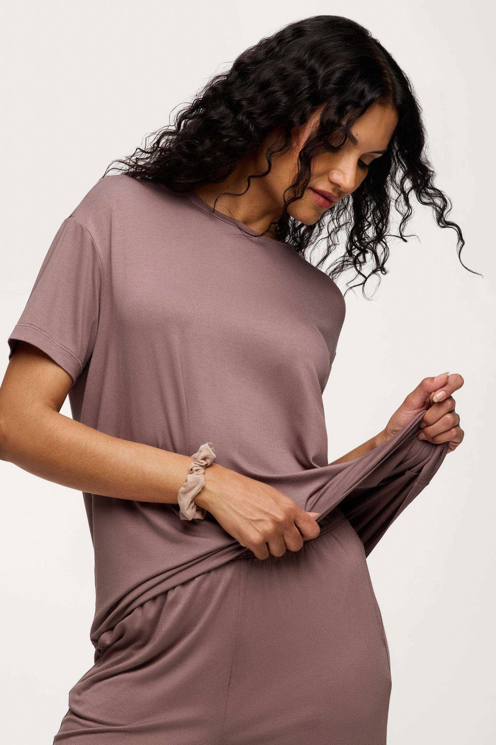 Color:Cocoa | Boyfriend Pajama Tee