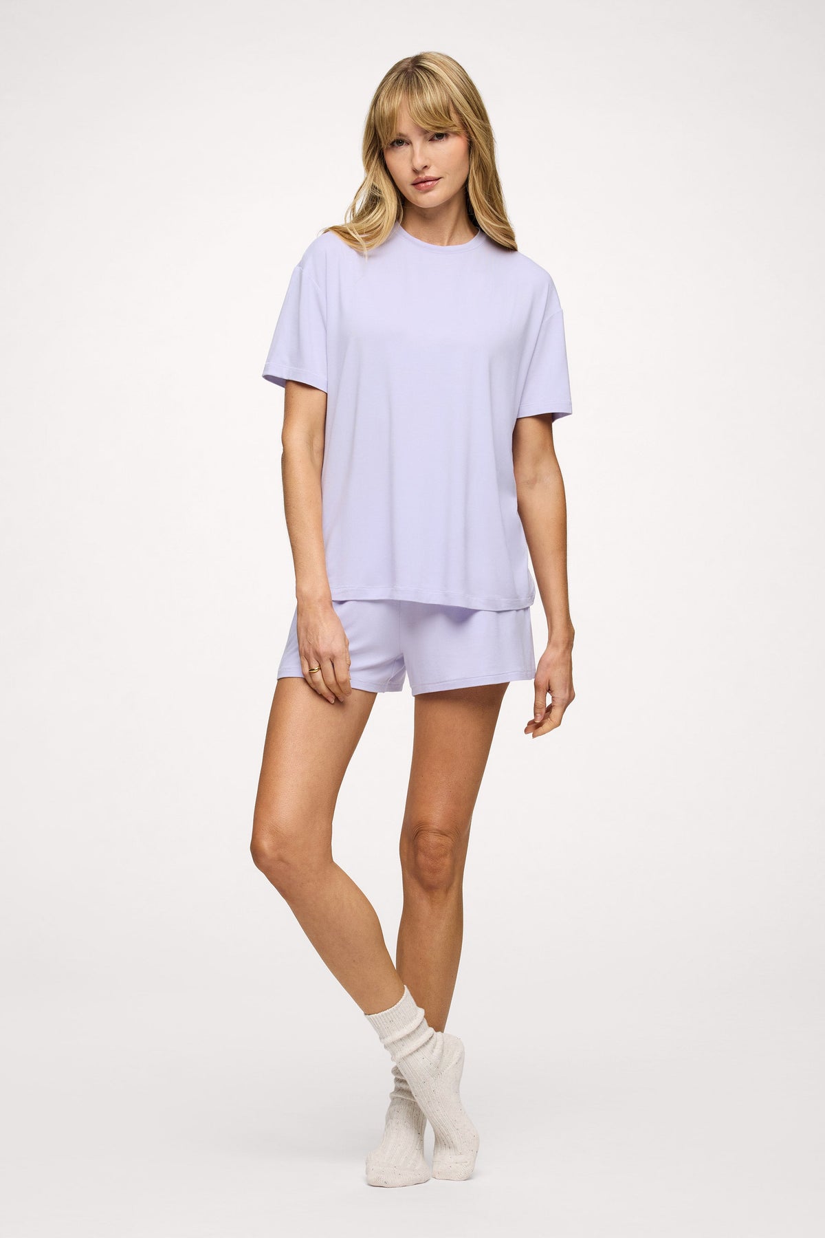 Color:Lilac | Boyfriend Pajama Tee