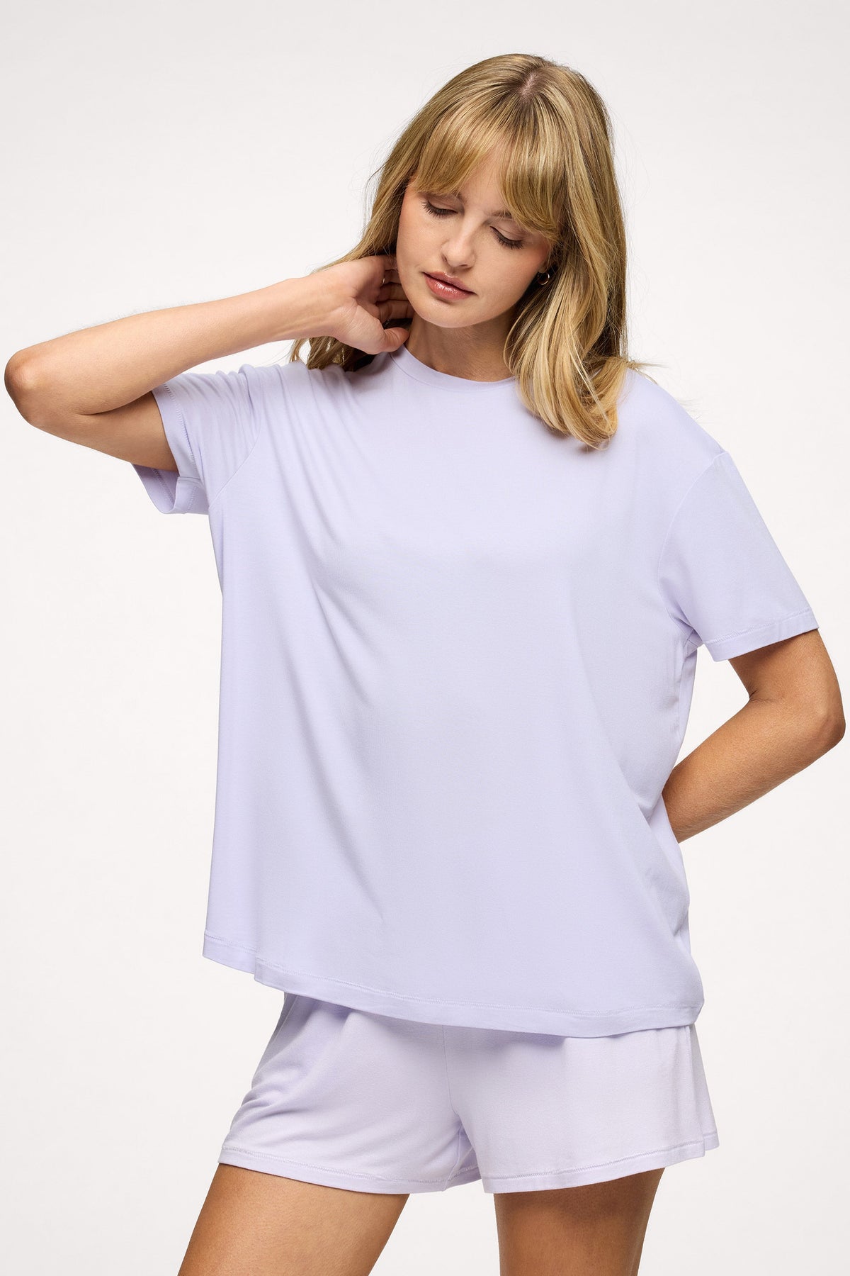 Color:Lilac | Boyfriend Pajama Tee