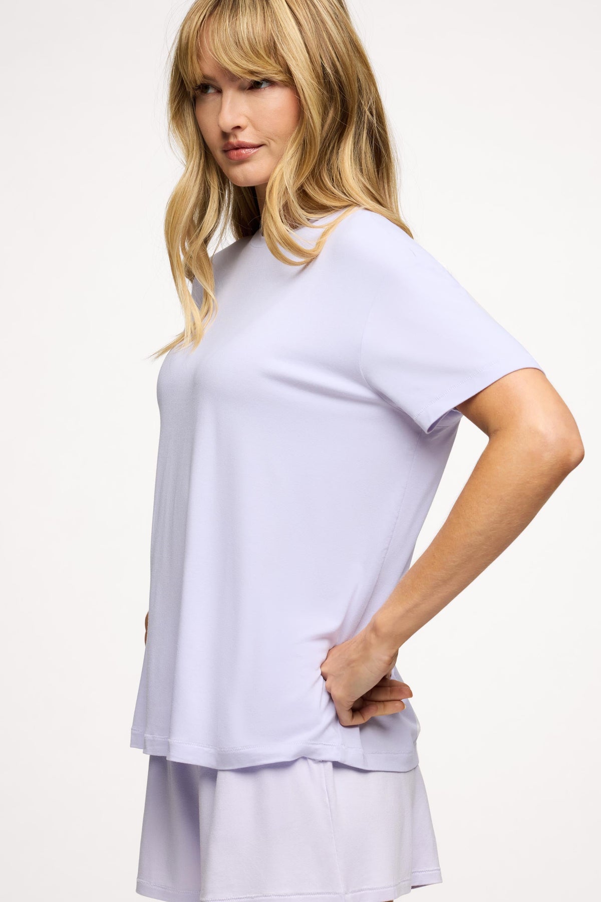 Color:Lilac | Boyfriend Pajama Tee