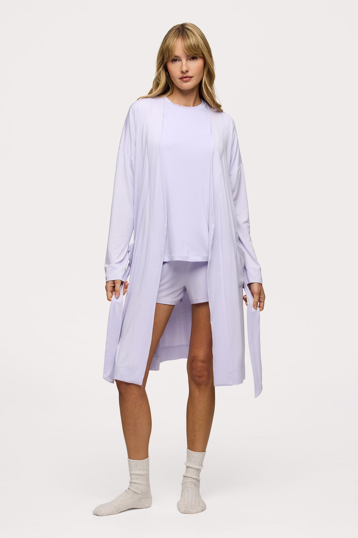 Color:Lilac | Boyfriend Pajama Tee