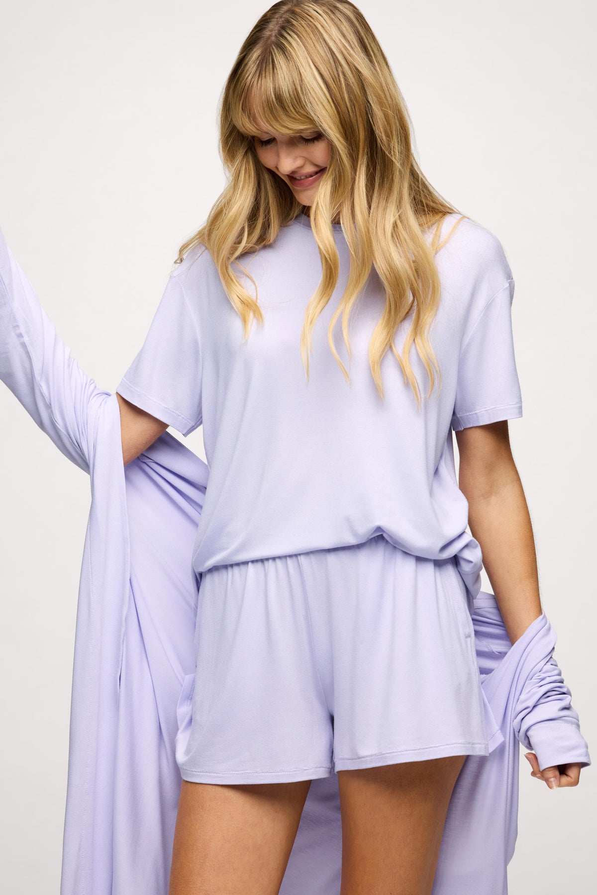 Color:Lilac | Boyfriend Pajama Tee
