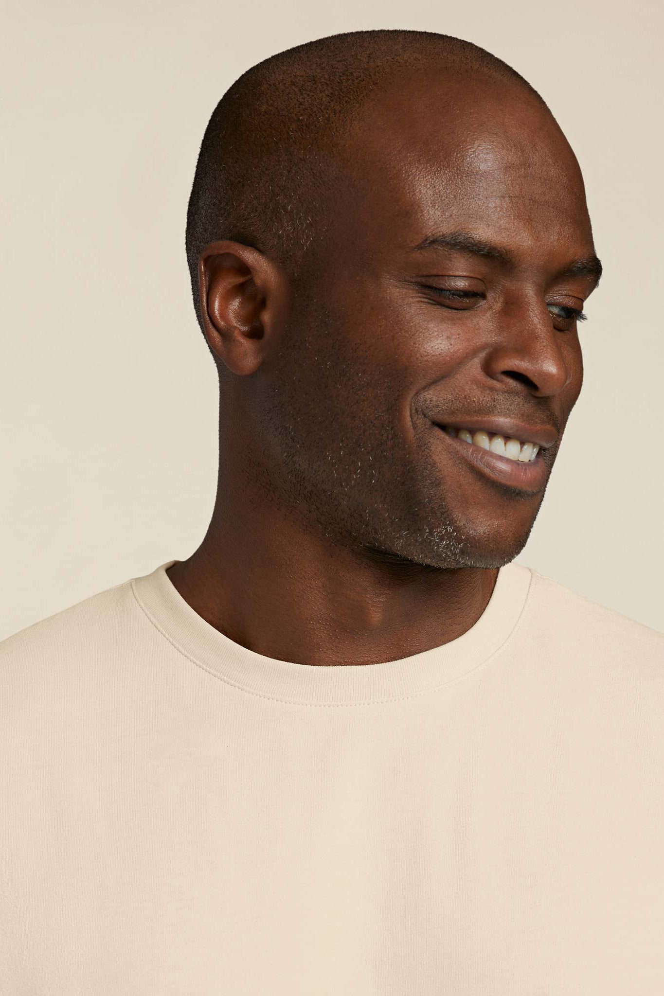 Long Sleeve Boxy Tee | Bone
