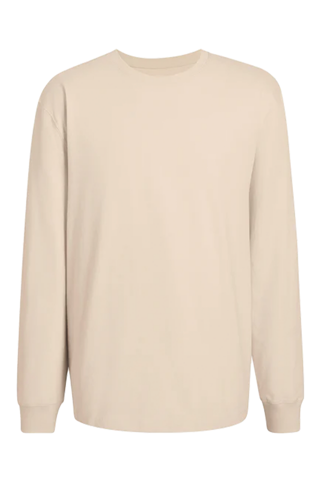 Long Sleeve Boxy Tee | Bone