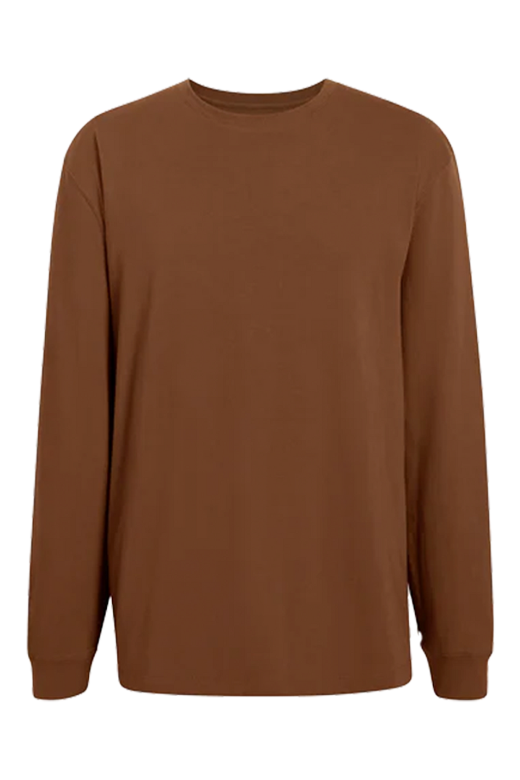 Long Sleeve Boxy Tee | Chocolate