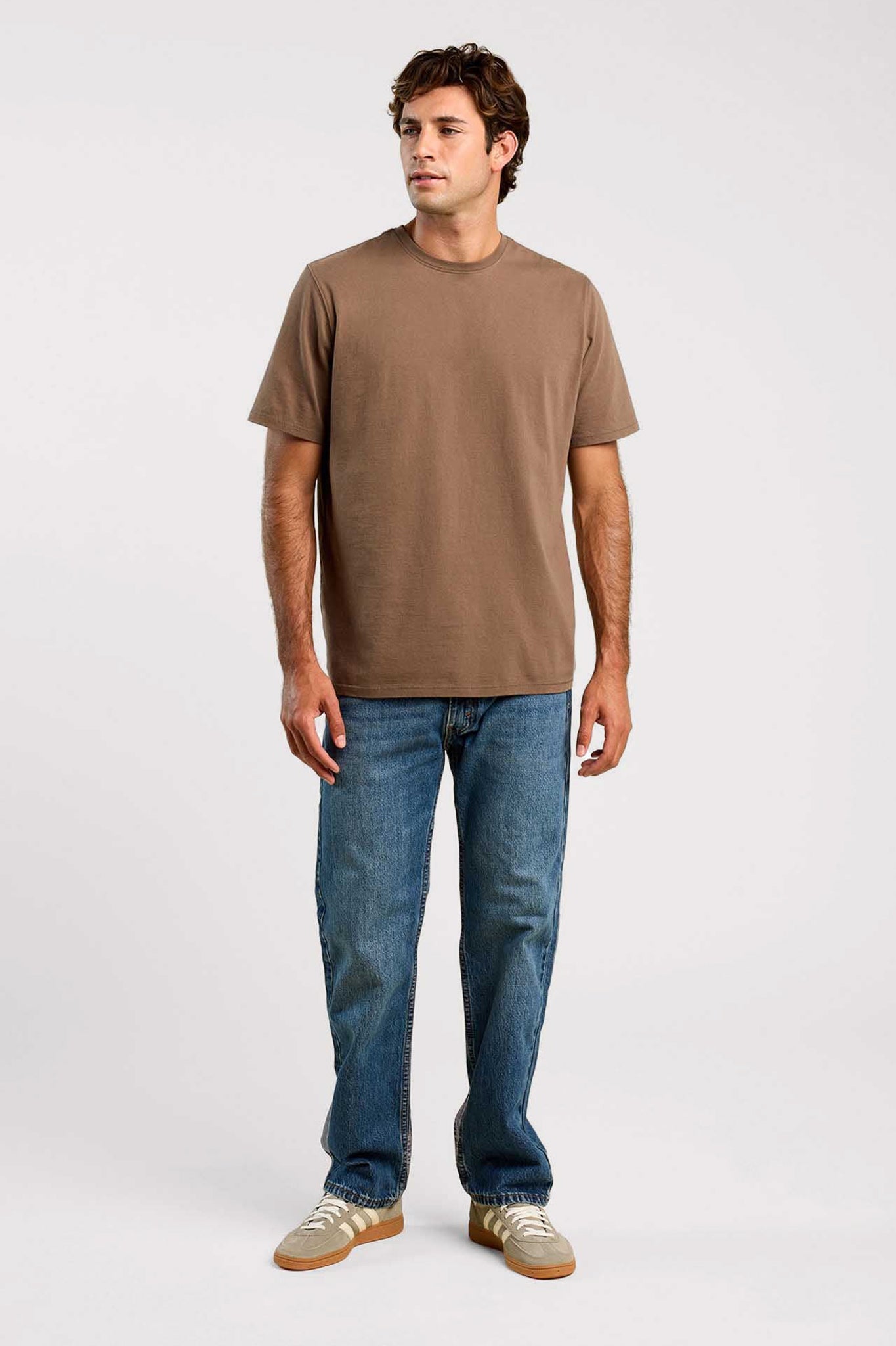 Vintage Cotton Men's Everyday T-Shirt | Mocha – nuuds