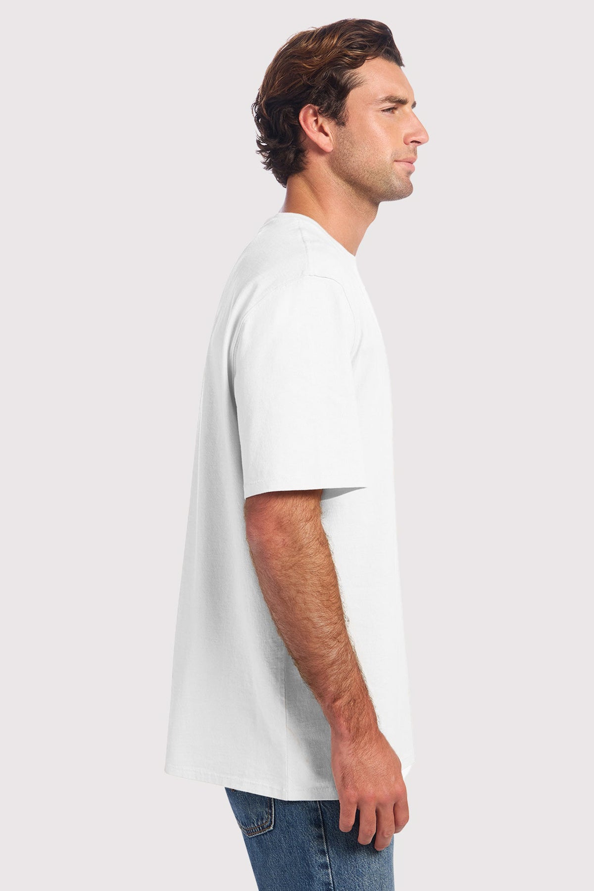 Color:White | Vintage Cotton Men's Everyday T-Shirt