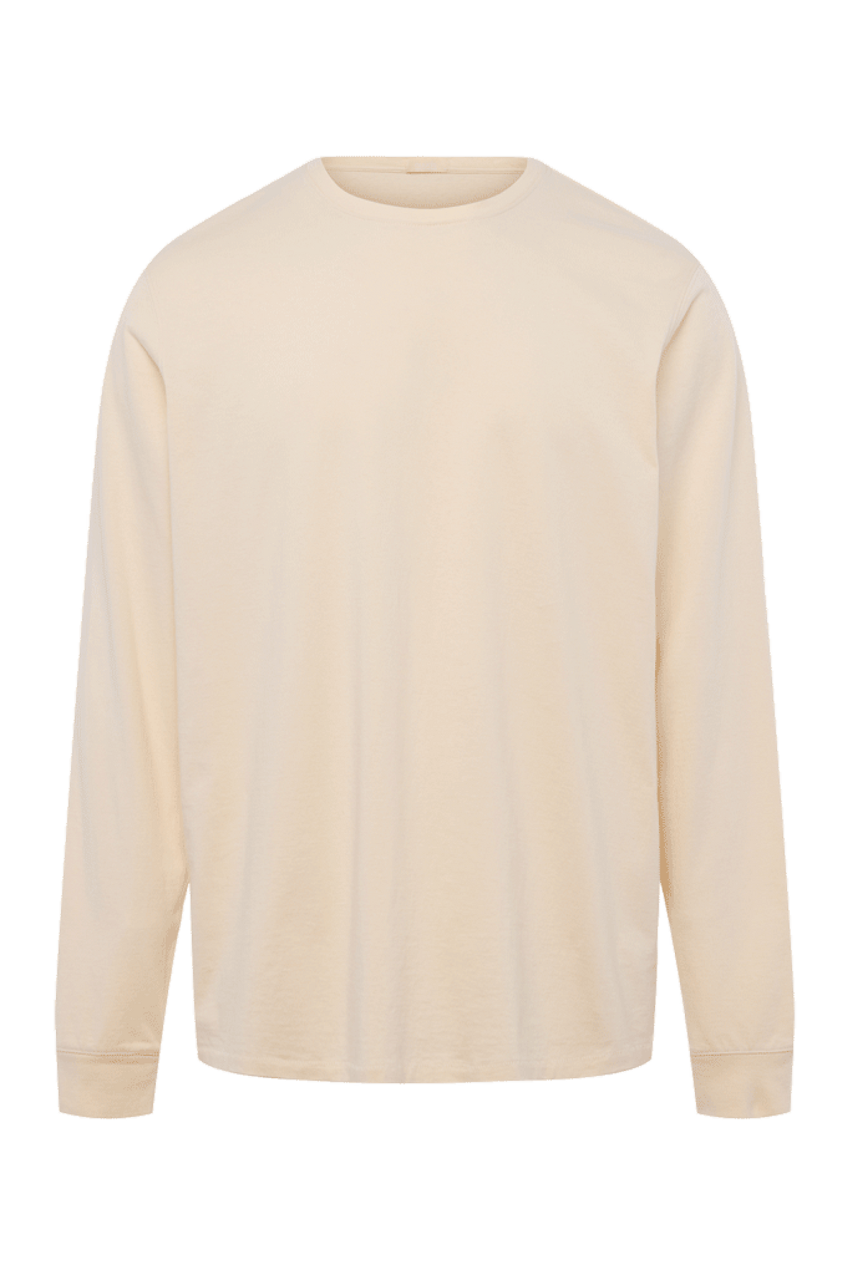Color:Bone | nuuds mens long sleeve t-shirts vintage cotton - men’s relaxed fit cotton t-shirt long sleeve