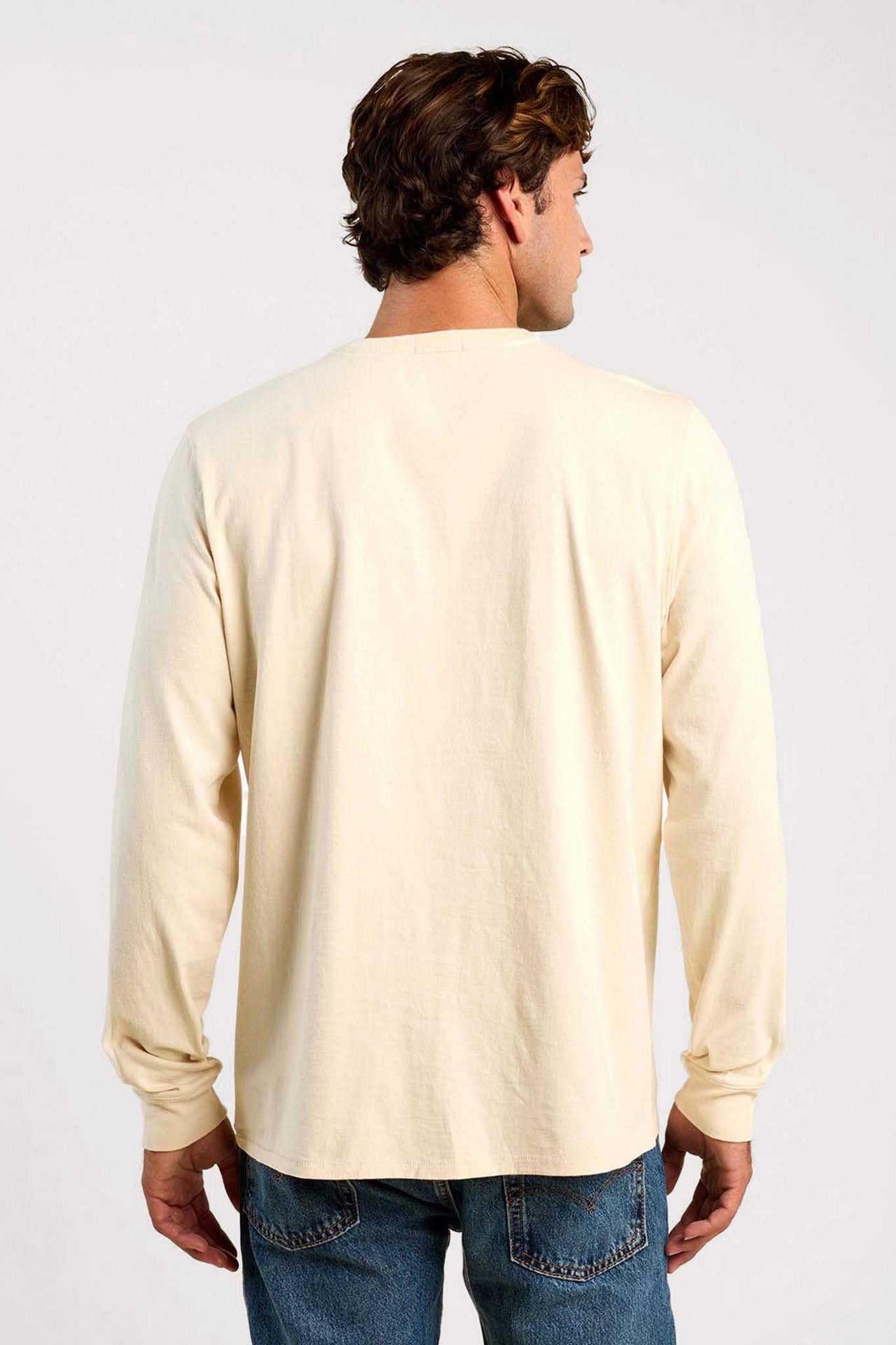 Vintage Cotton Men's Long Sleeve Everyday T-Shirt