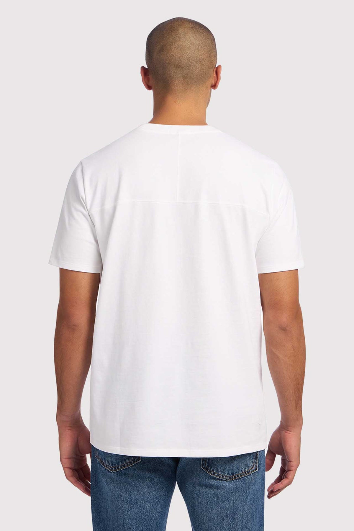Color:White | Men's Steady Seamed Tee