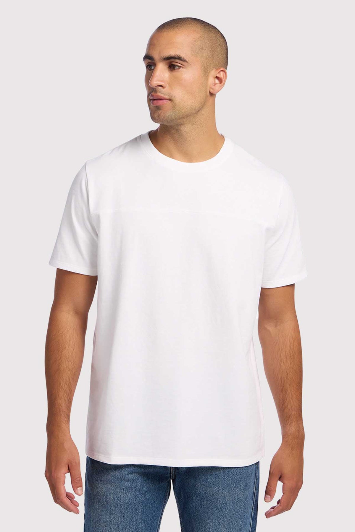 Color:White | Men's Steady Seamed Tee
